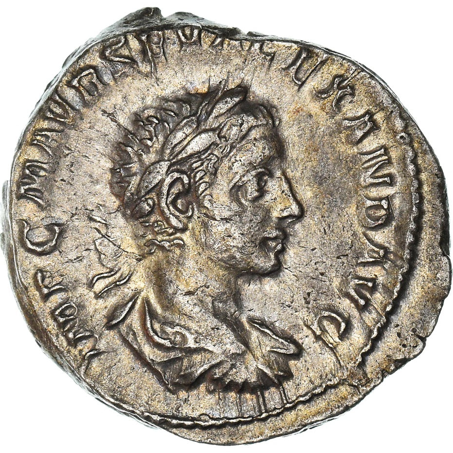 Roman Empire - Severus Alexander - Silver Denarius - NGC AU - RIC:7