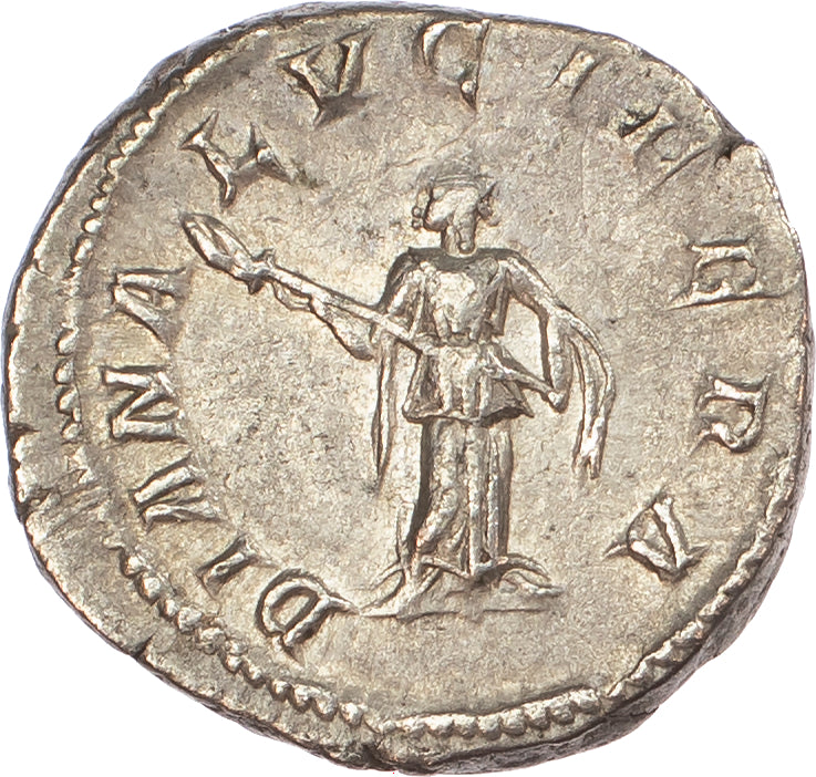 Roman Empire - Julia Domna - Silver Denarius - NGC AU - RIC:373