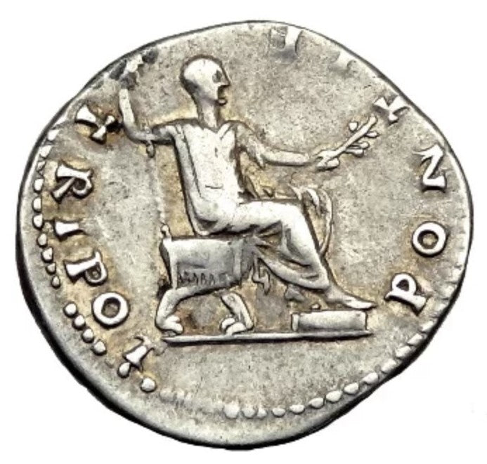 Roman Empire - Titus - Silver Denarius - NGC VF - RIC:554