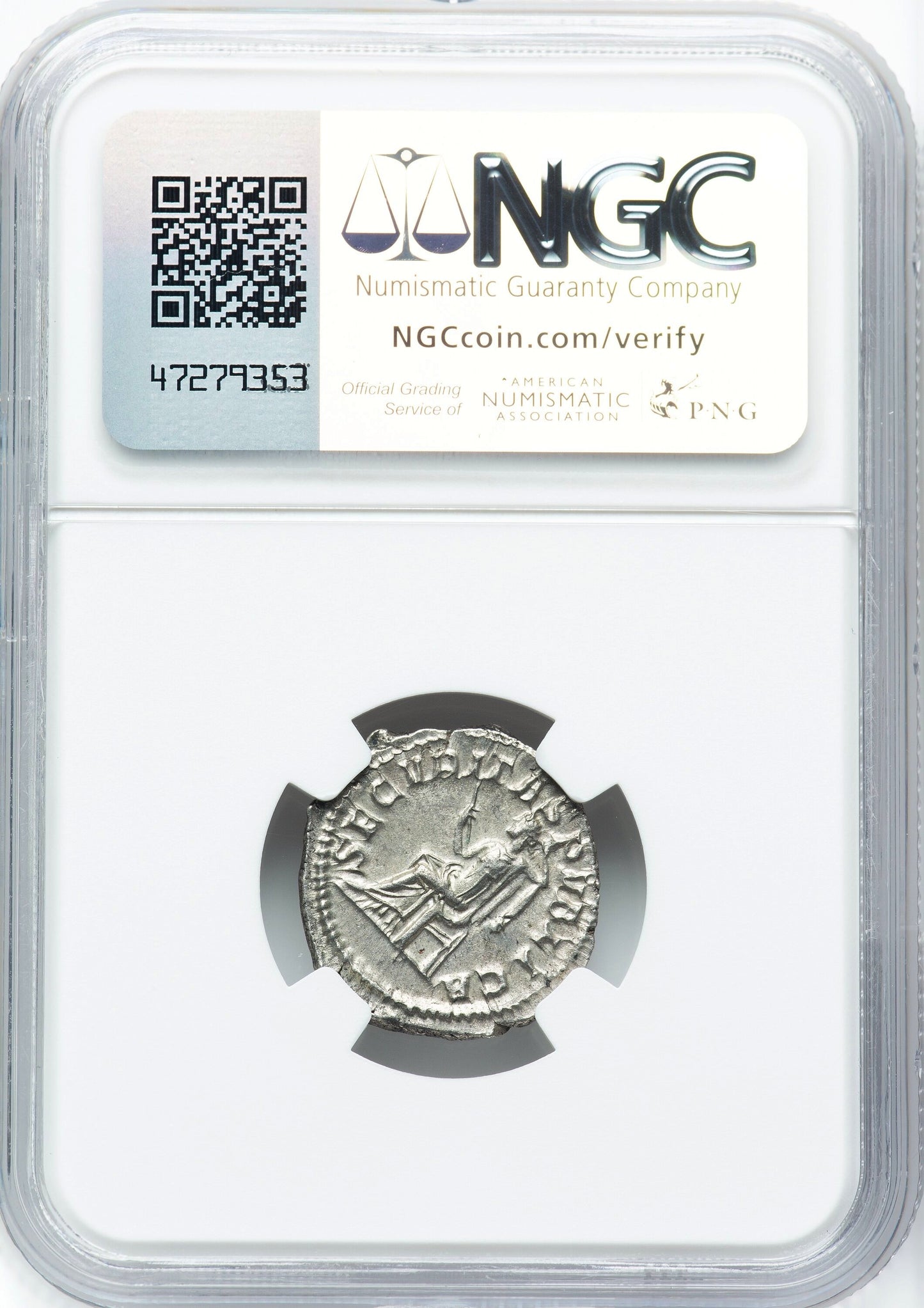 Roman Empire - Gordian III - Silver Denarius - NGC Ch AU - RIC:130