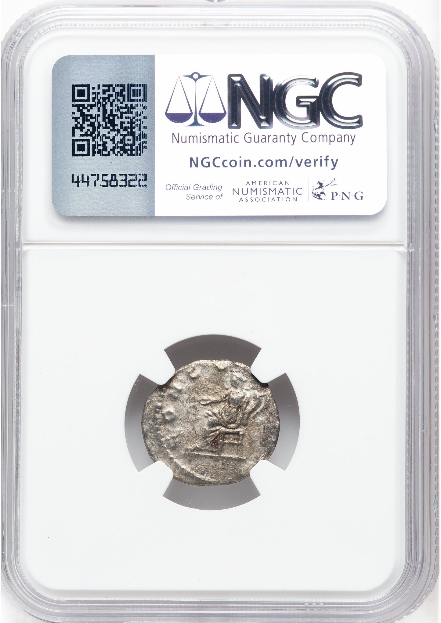 Roman Empire - Plautilla - Silver Denarius - NGC VF