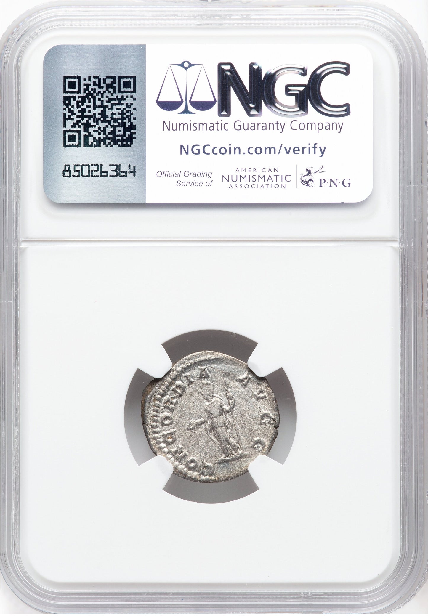 Roman Empire - Plautilla - Silver Denarius - NGC VF