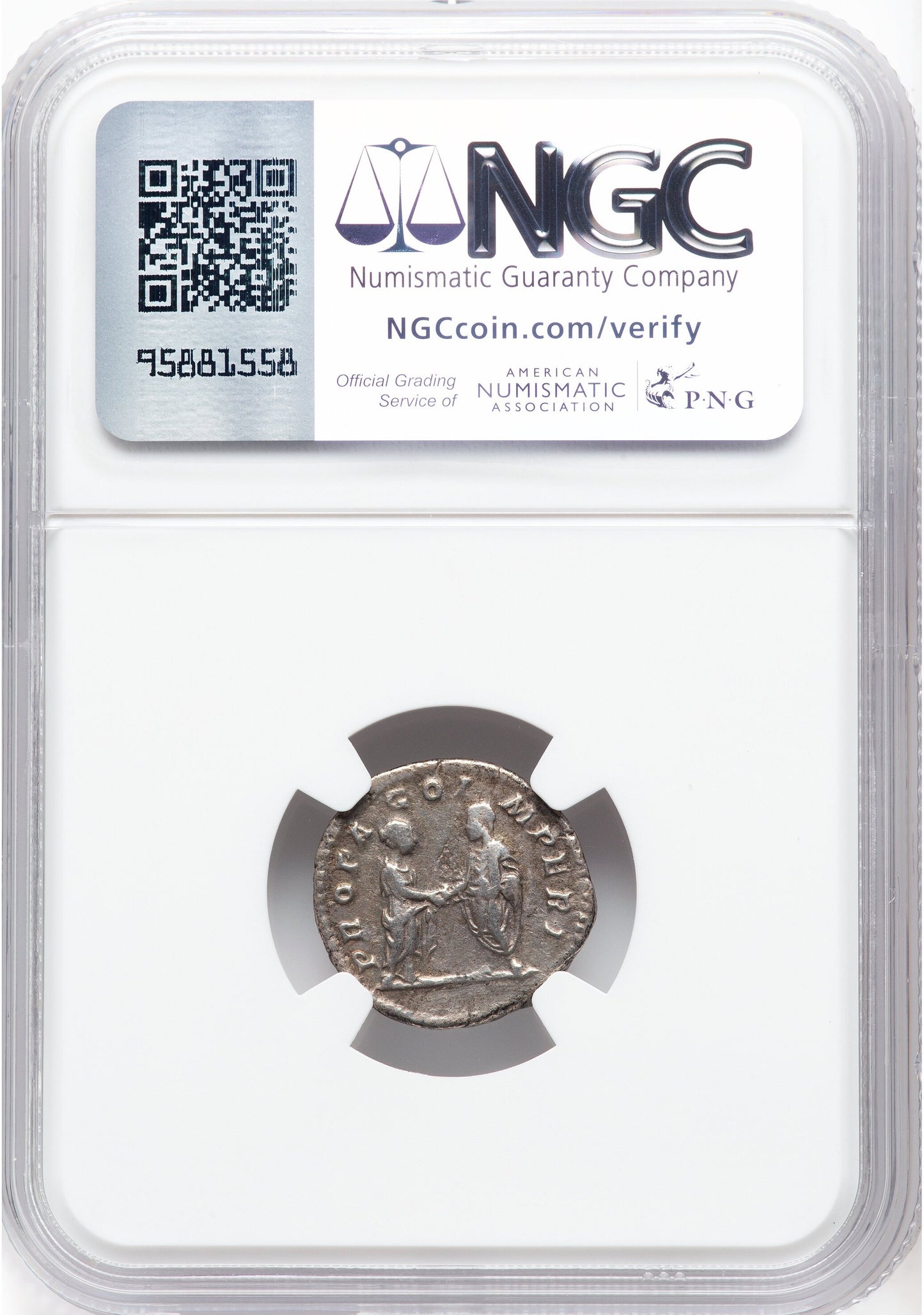 Roman Empire - Plautilla - Silver Denarius - NGC VF