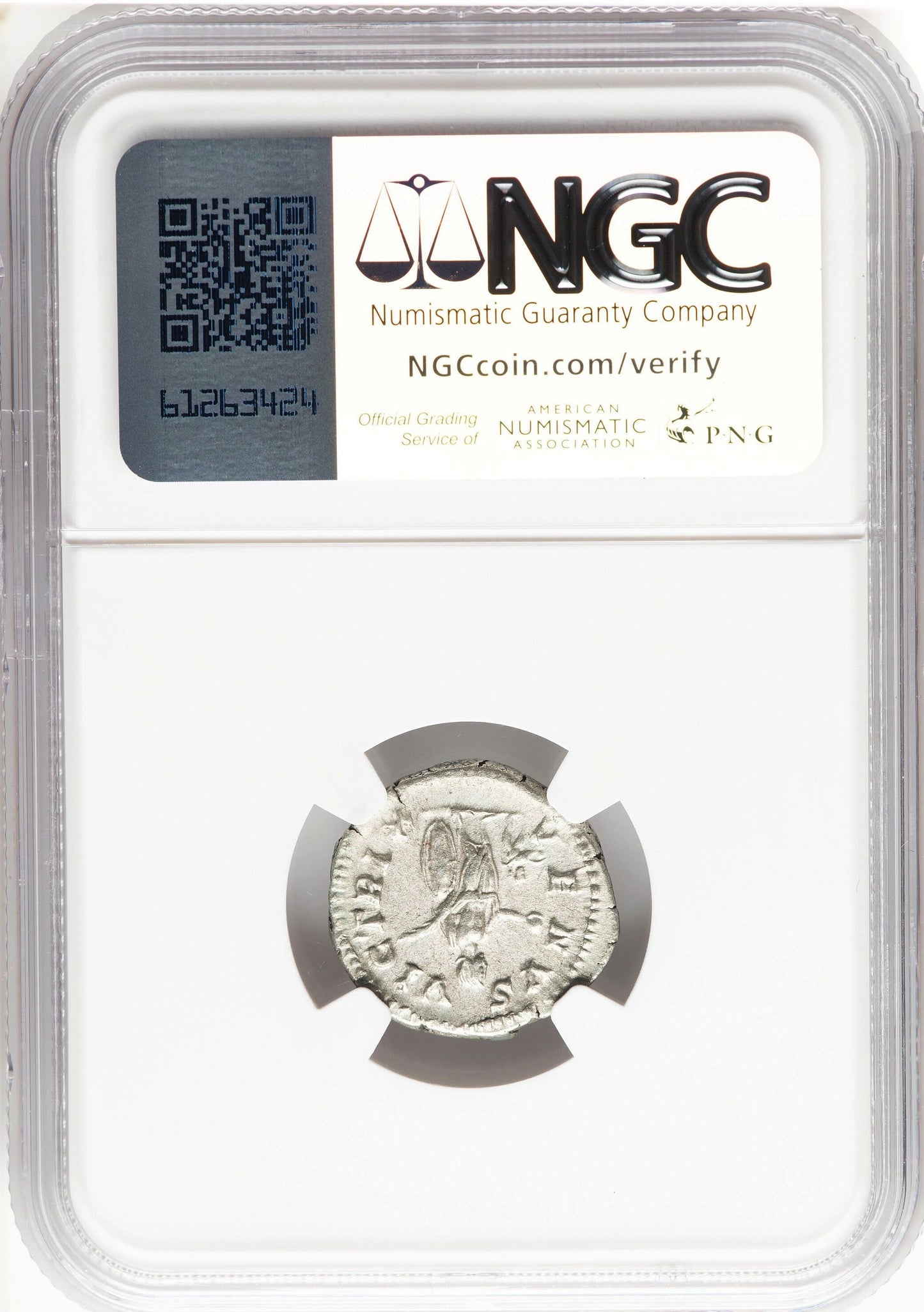 Roman Empire - Plautilla - Silver Denarius - NGC XF
