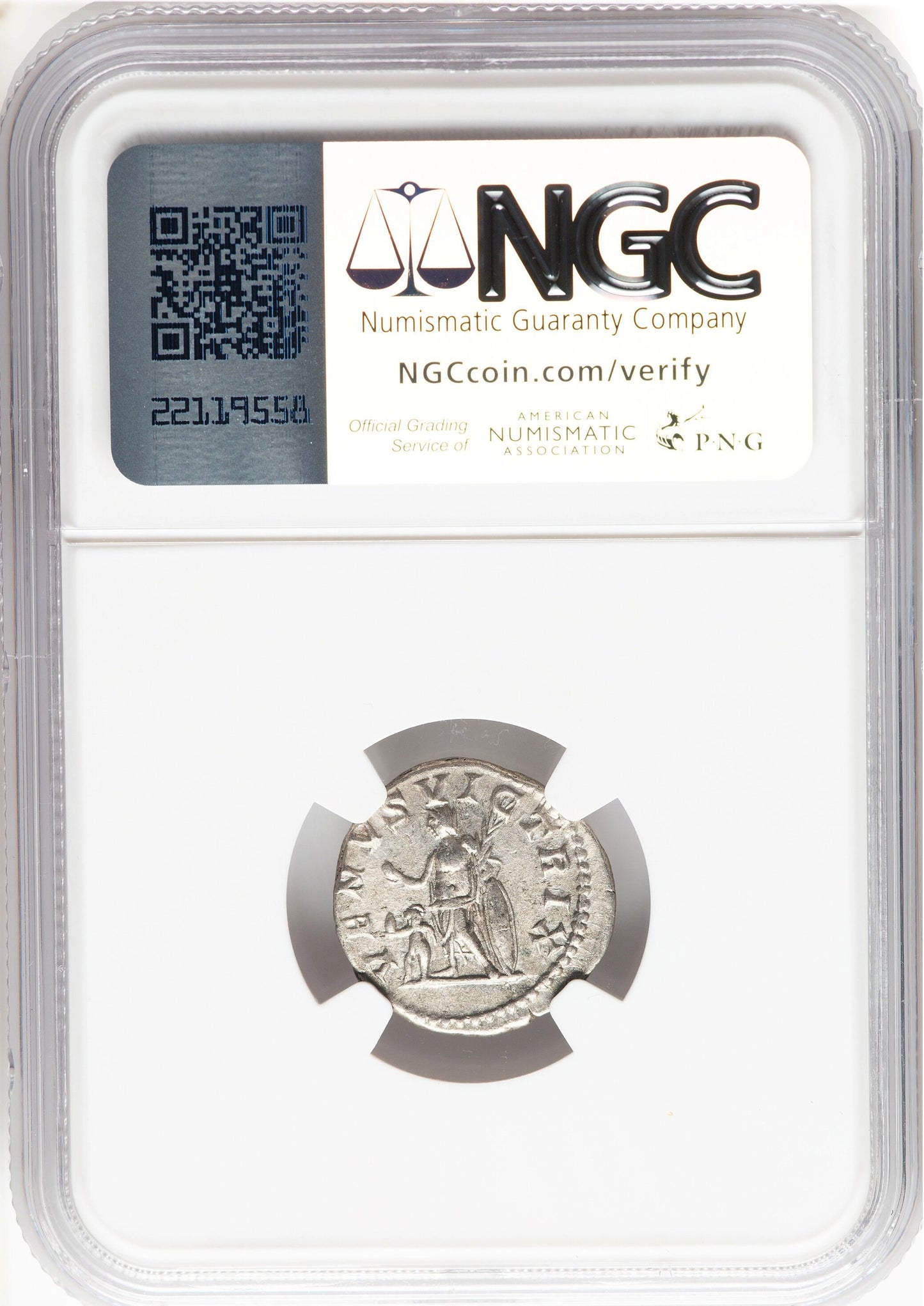 Roman Empire - Plautilla - Silver Denarius - NGC XF