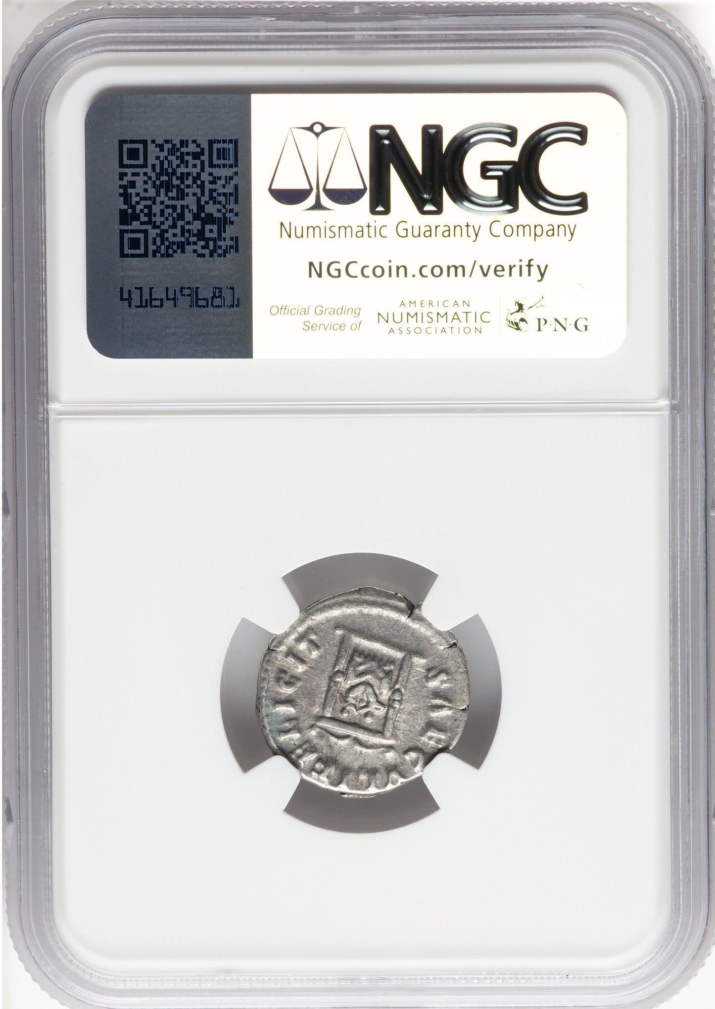 Roman Empire - Faustina II - Silver Denarius - NGC VF