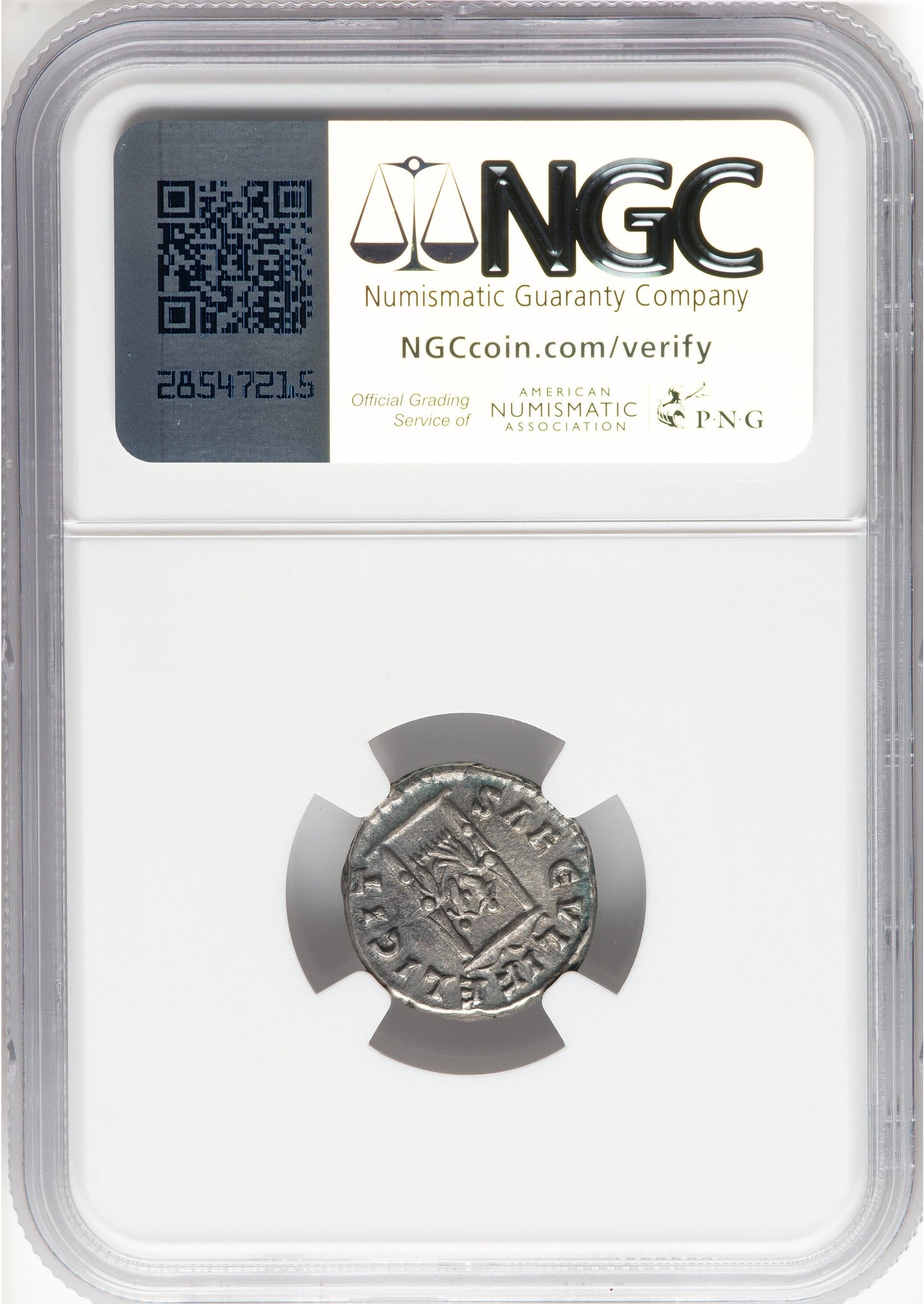 Roman Empire - Faustina II - Silver Denarius - NGC VF