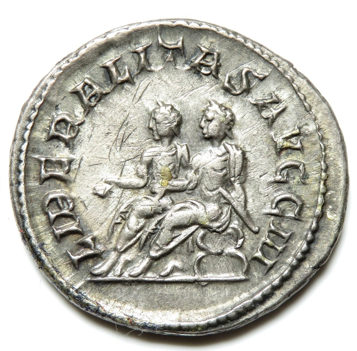 Roman Empire - Philip II - Silver Double-Denarius - NGC Ch XF - RIC:230