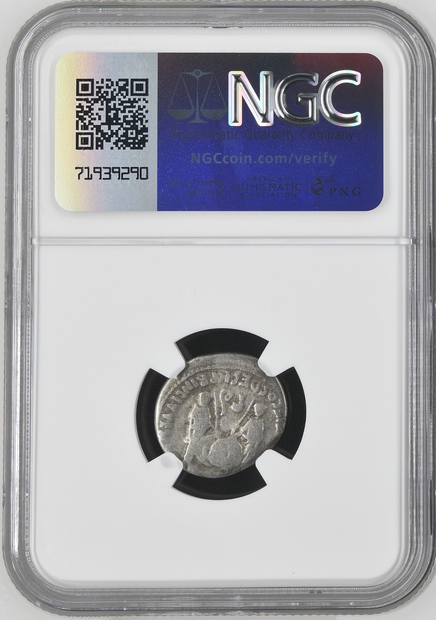 Roman Empire - Augustus - Silver Denarius - NGC VG - RIC:210