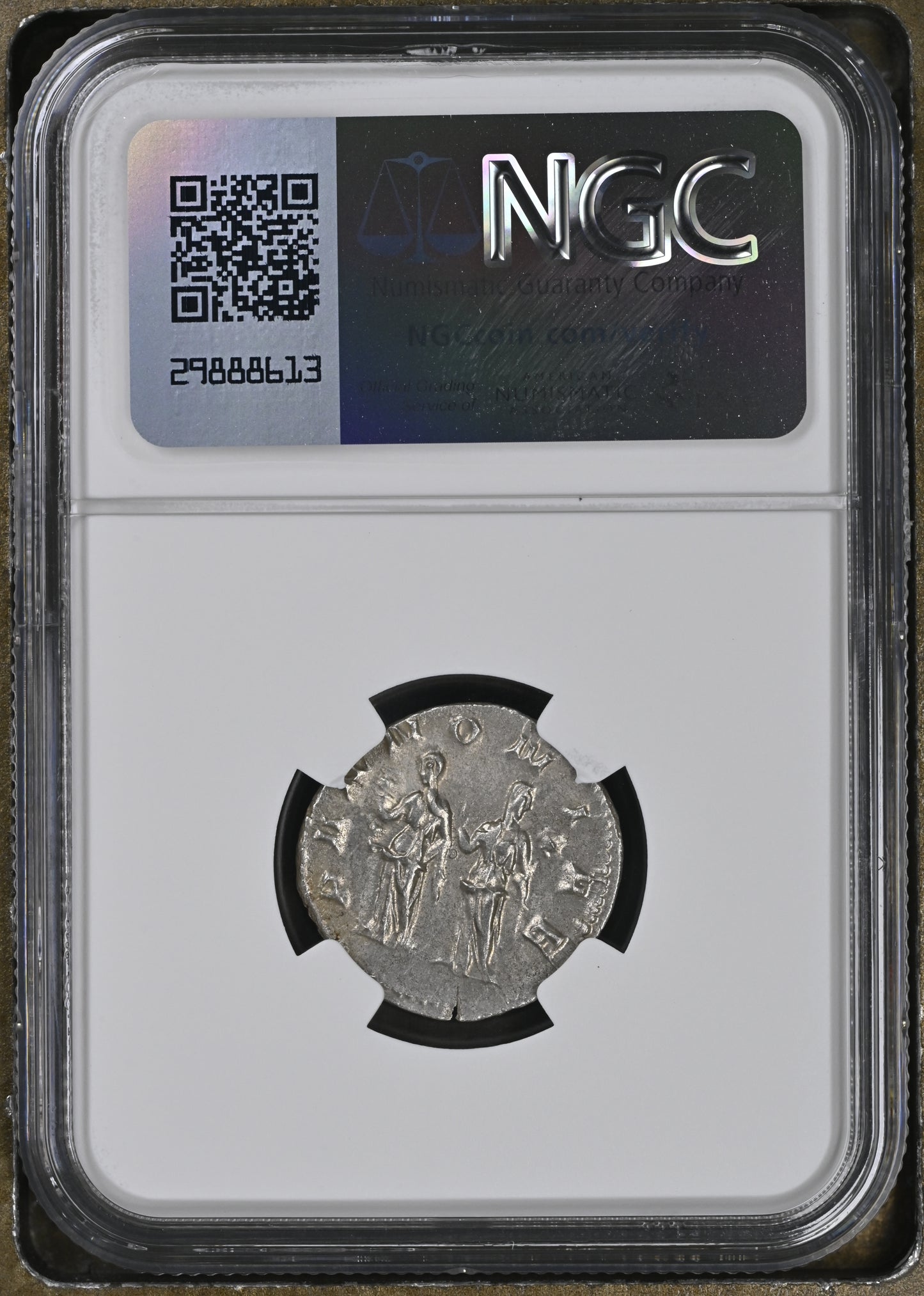 Roman Empire - Trajan Decius - Silver Double-Denarius - NGC Ch AU - RIC:21b