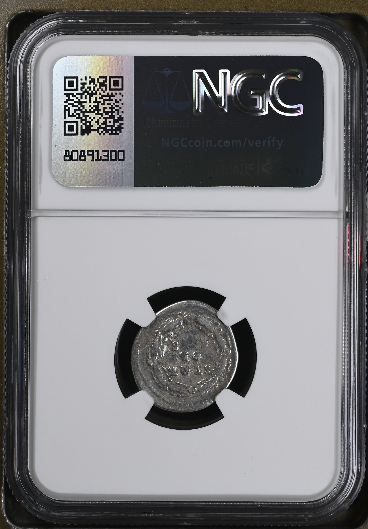 Roman Empire - Galba - Silver Denarius - NGC F - RIC:167