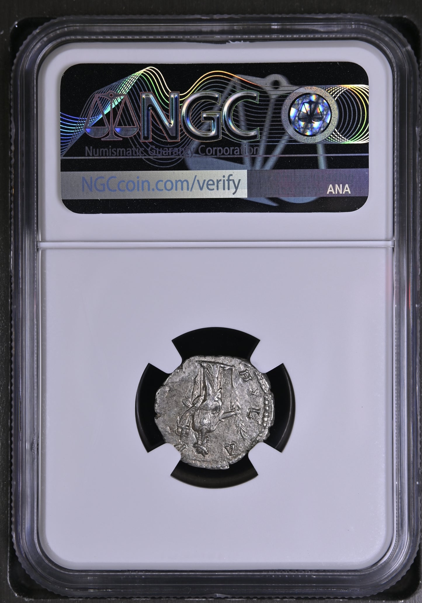 Roman Empire - Julia Domna - Silver Denarius - NGC Ch AU - RIC:555