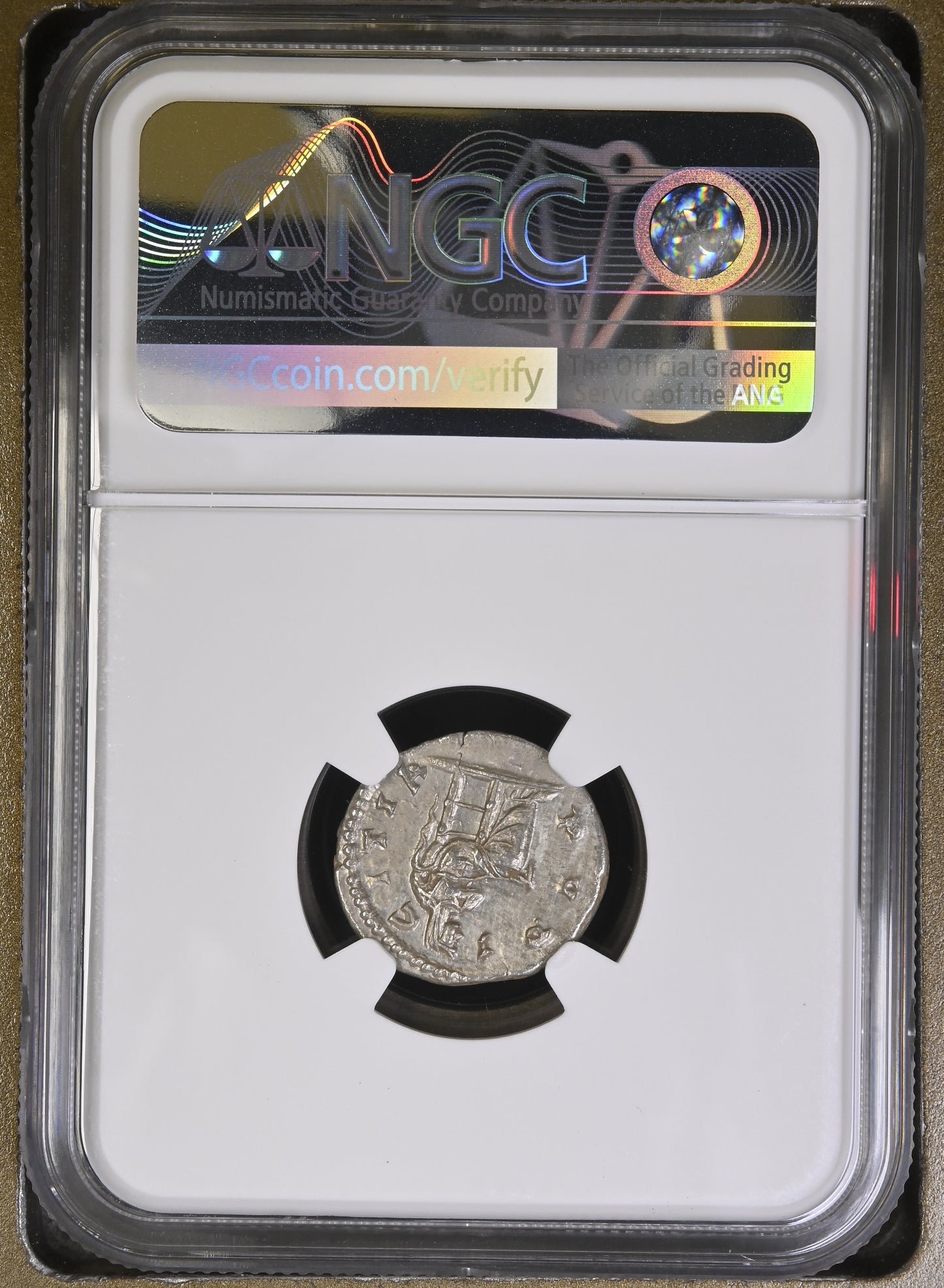 Roman Empire - Julia Domna - Silver Denarius - NGC Ch AU - RIC:644