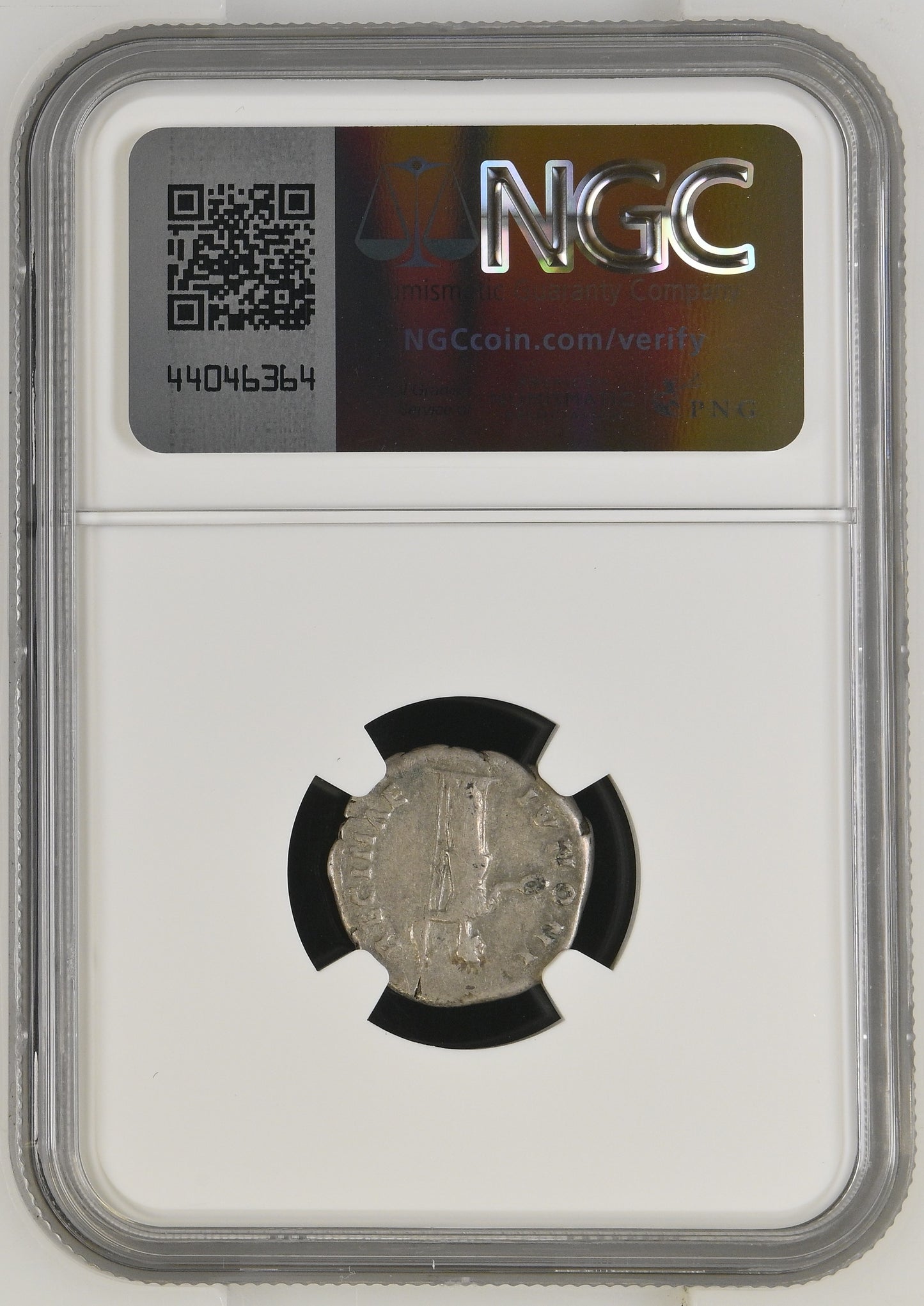Roman Empire - Sabina - Silver Denarius - NGC F