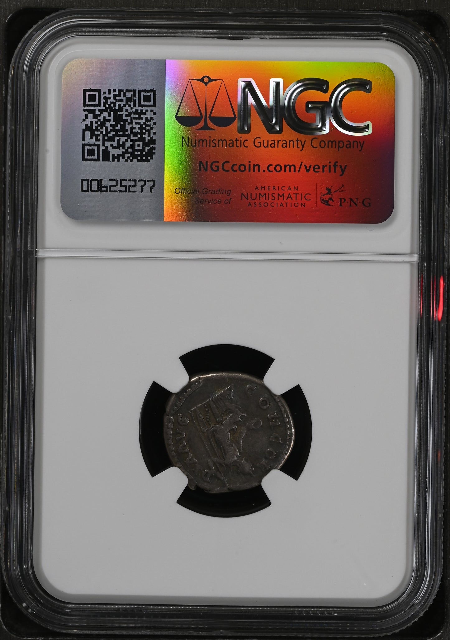 Roman Empire - Sabina - Silver Denarius - NGC F - RIC:391