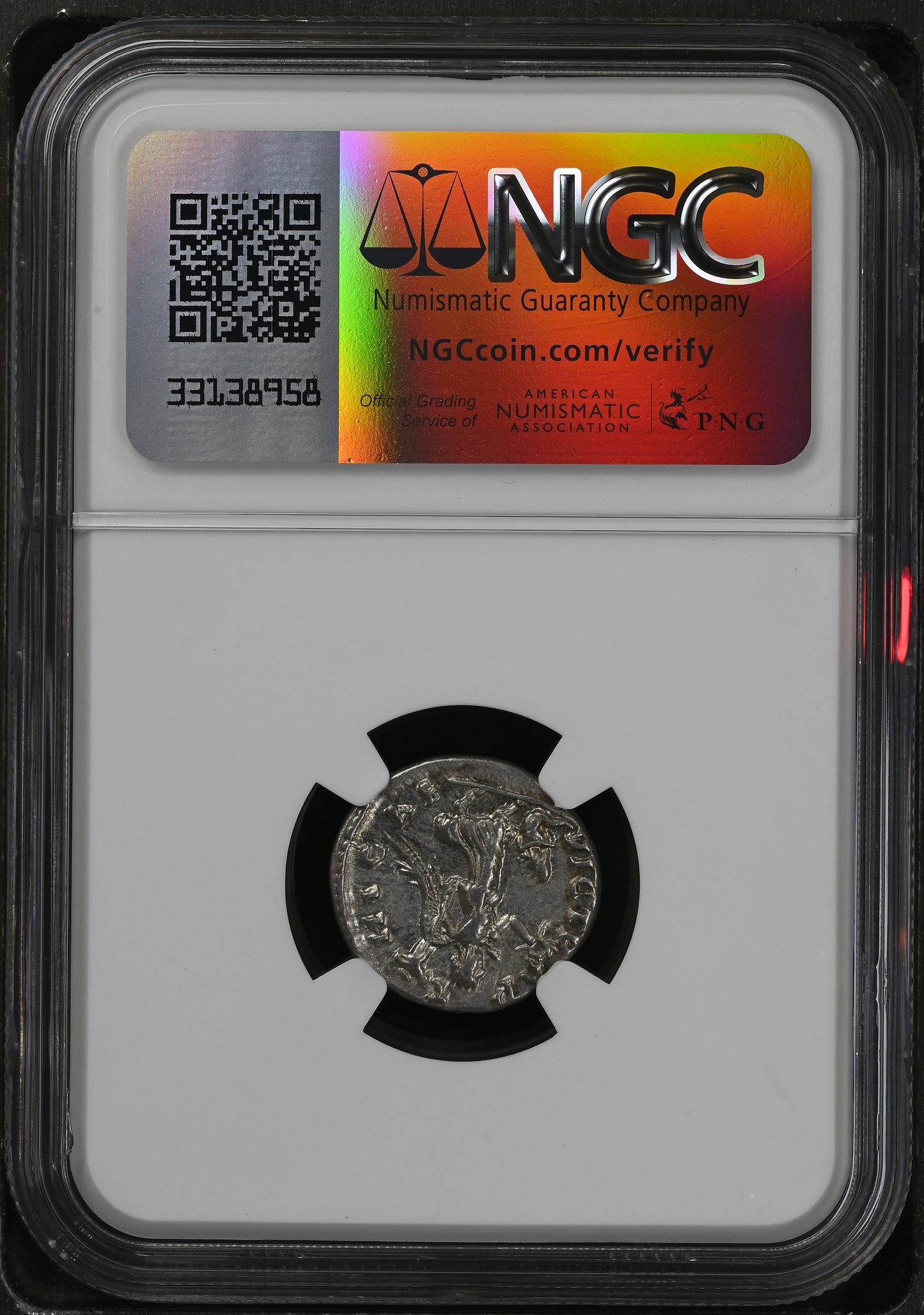 Roman Empire - Septimius Severus - Silver Denarius - NGC XF - RIC:514