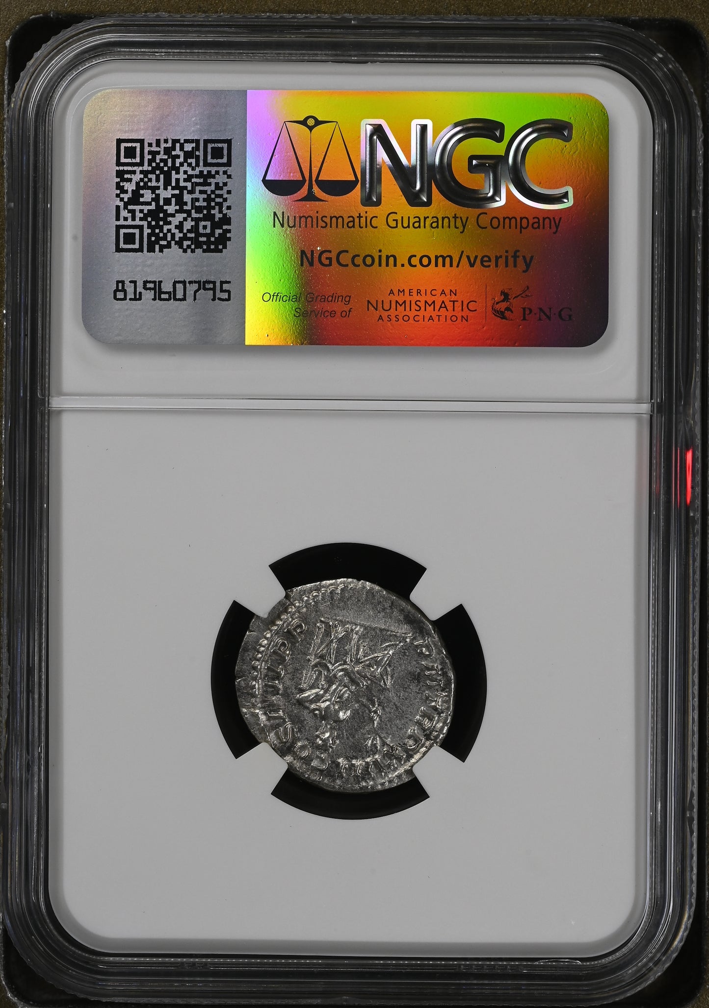 Roman Empire - Caracalla - Silver Denarius - NGC AU - RIC:238a