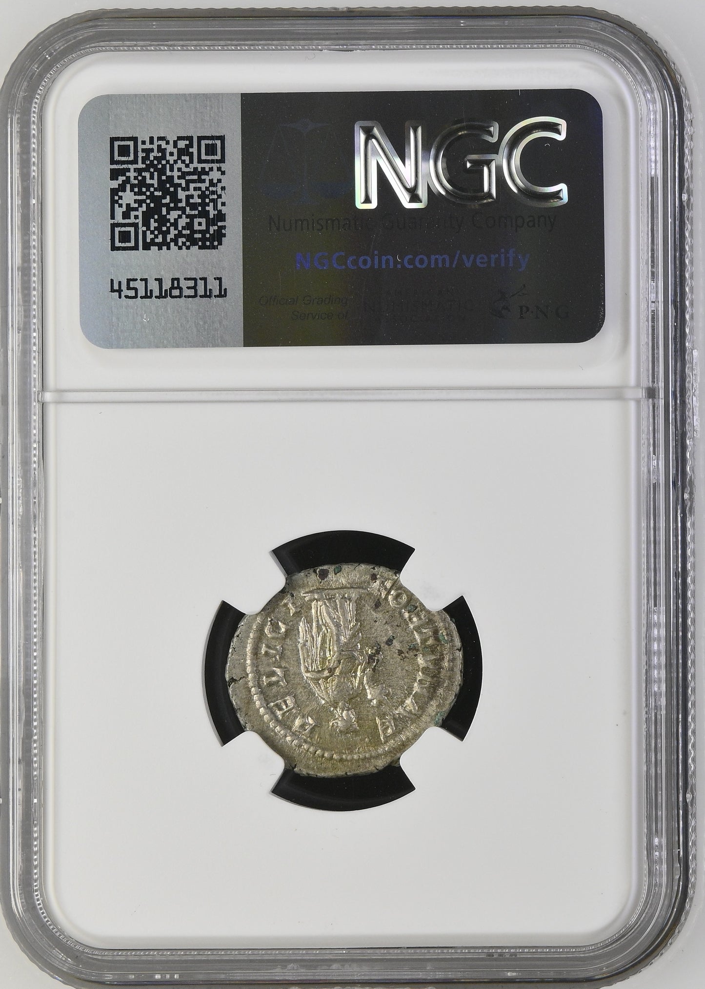 Roman Empire - Julia Domna - Silver Denarius - NGC Ch AU - RIC:552