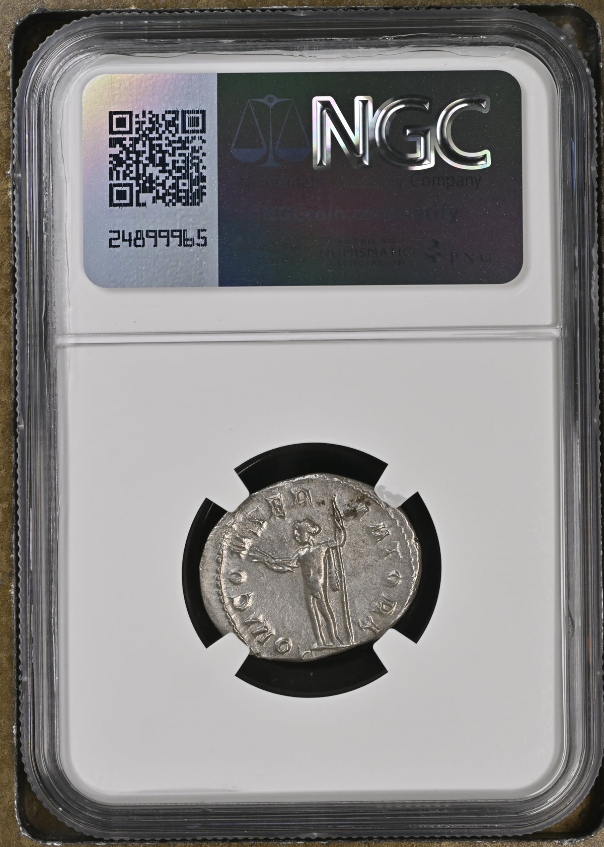 Roman Empire - Valerian I - Billon Double-Denarius - NGC Ch XF