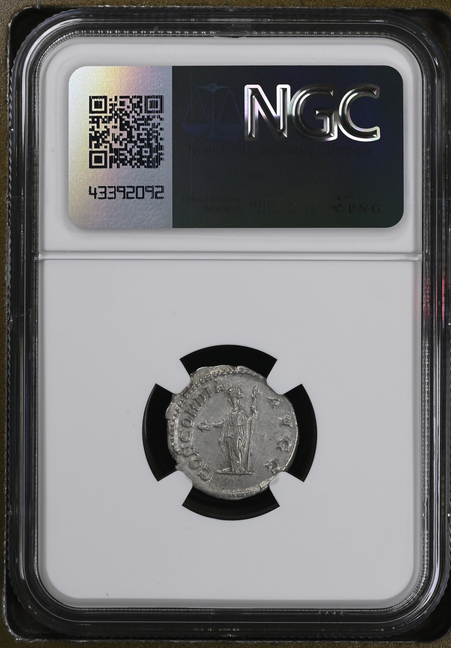 Roman Empire - Plautilla - Silver Denarius - NGC XF