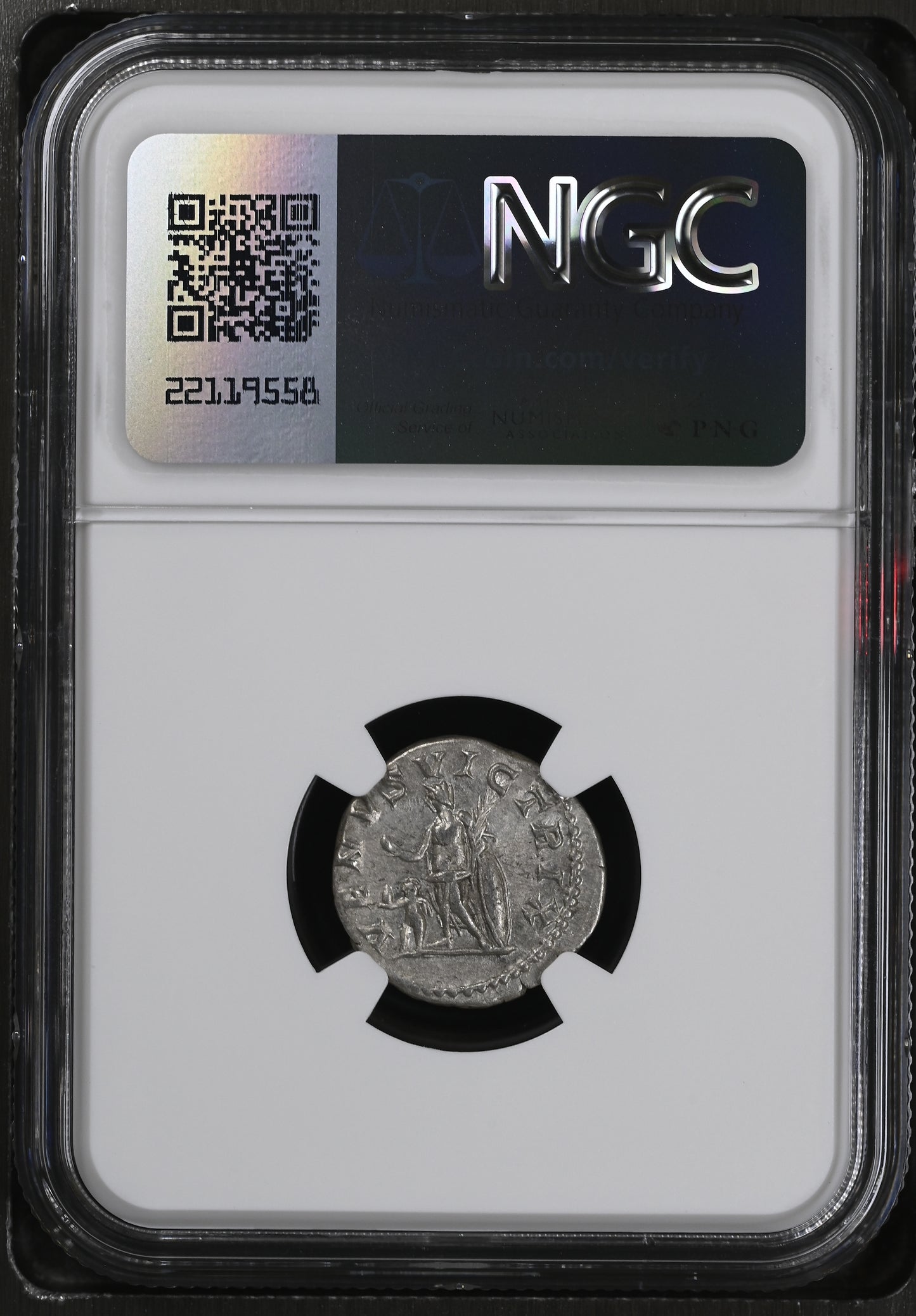 Roman Empire - Plautilla - Silver Denarius - NGC XF