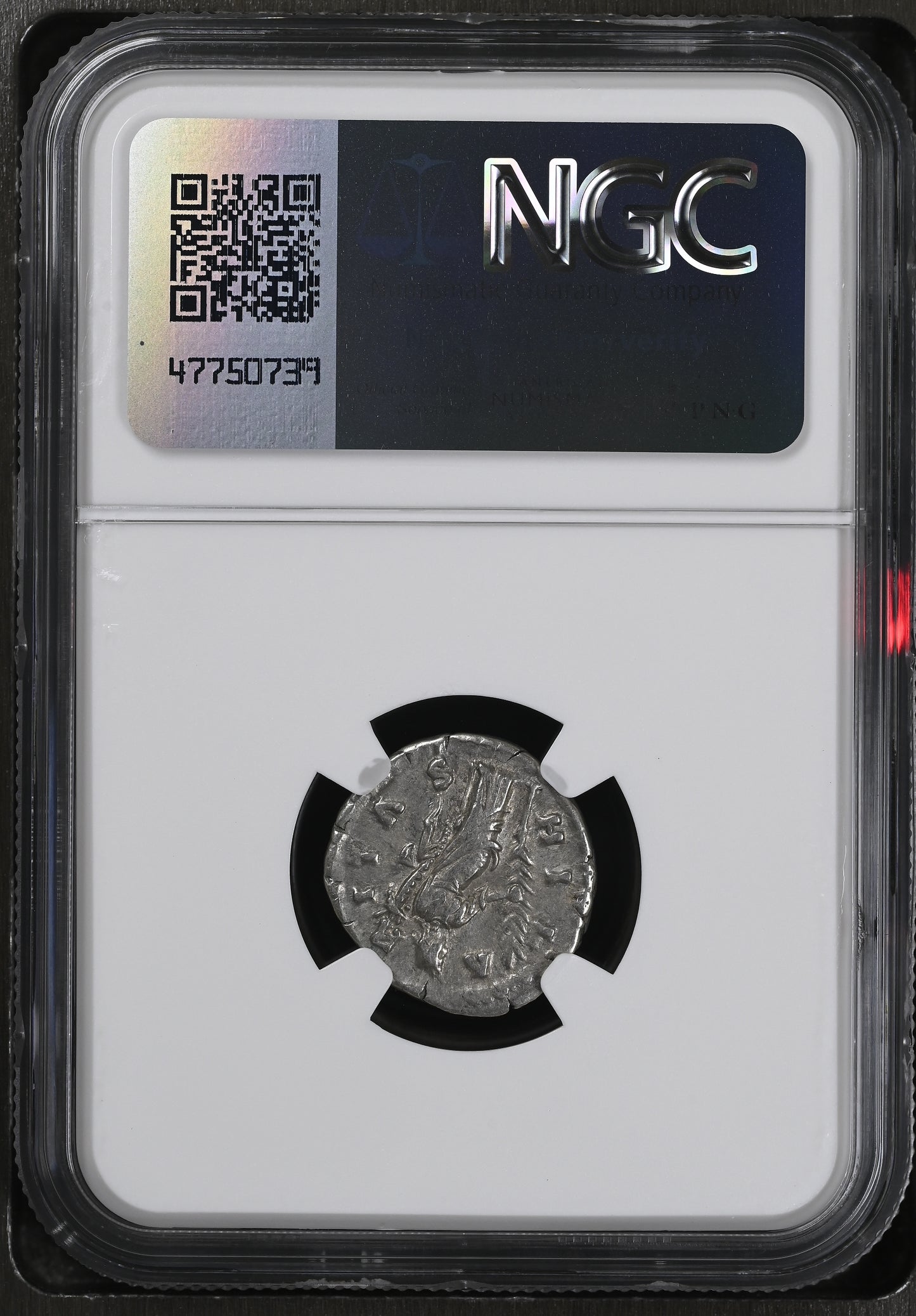 Roman Empire - Faustina II - Silver Denarius - NGC VF