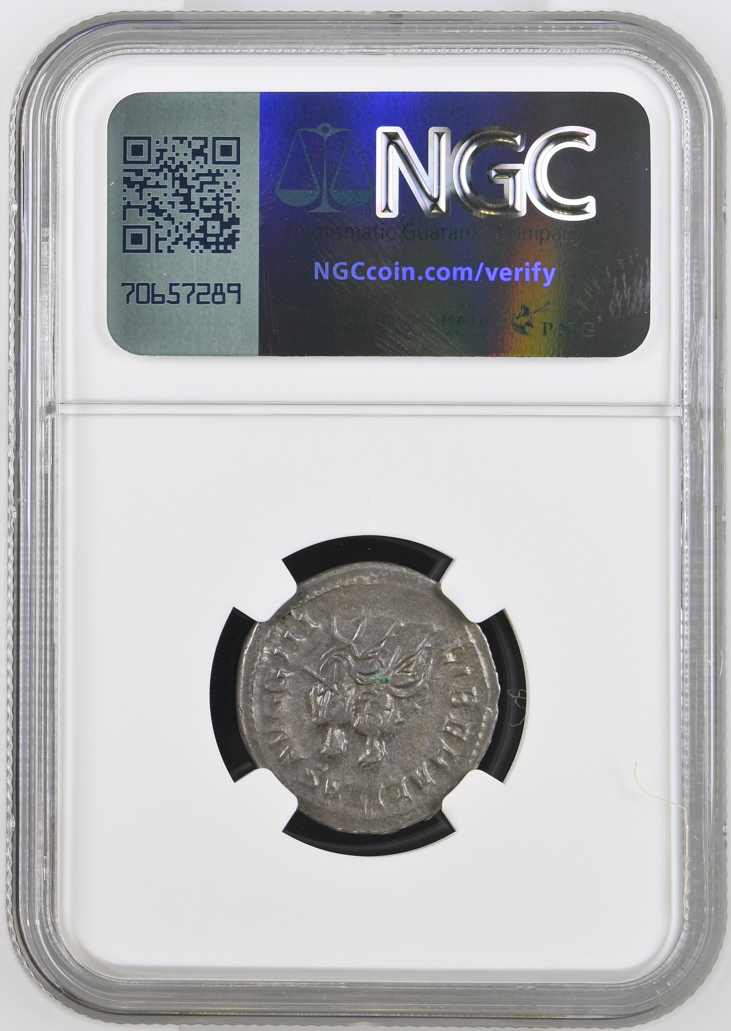 Roman Empire - Philip II - Silver Double-Denarius - NGC Ch XF