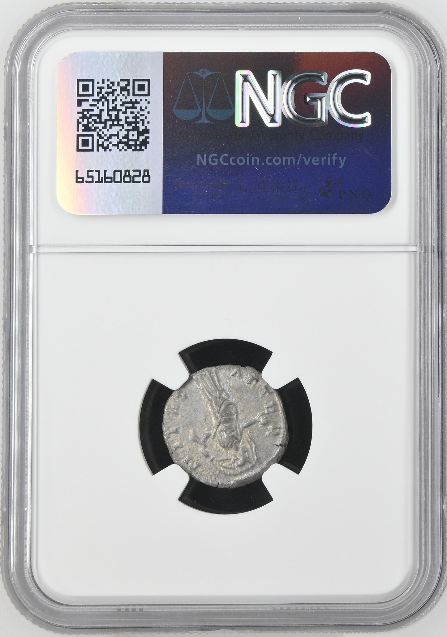 Roman Empire - Faustina I - Silver Denarius - NGC Ch VF - RIC:350a