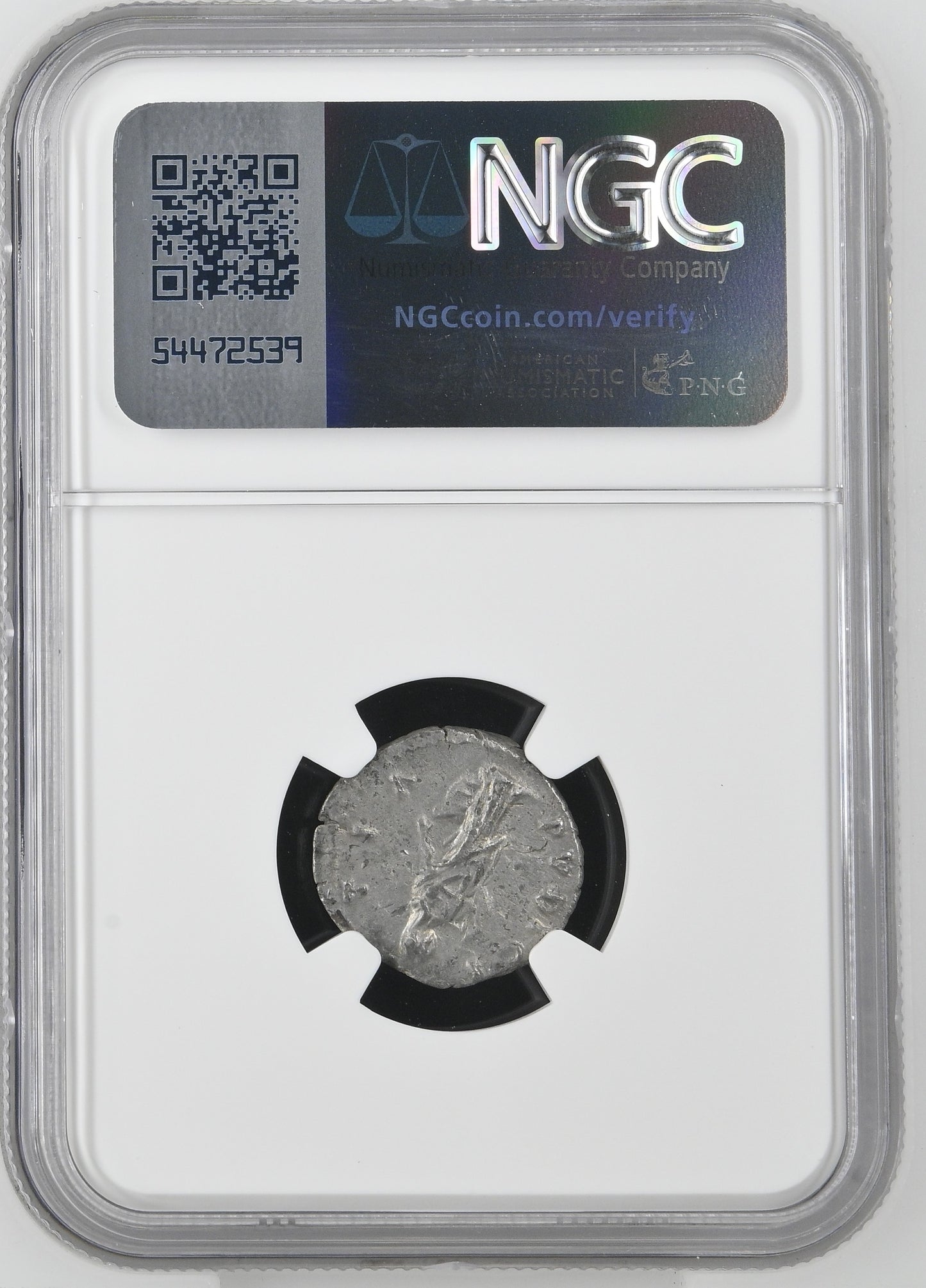 Roman Empire - Faustina II - Silver Denarius - NGC AU - RIC:507b