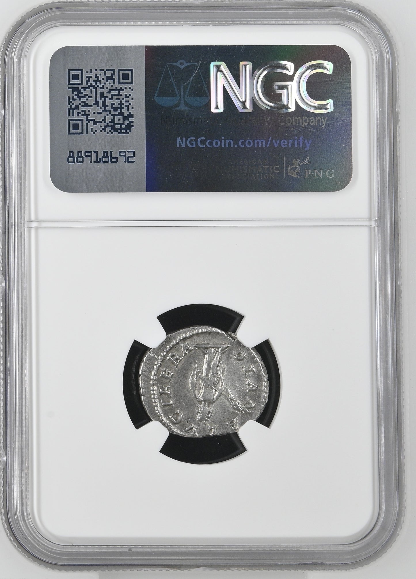 Roman Empire - Julia Domna - Silver Denarius - NGC Ch VF - RIC:373a