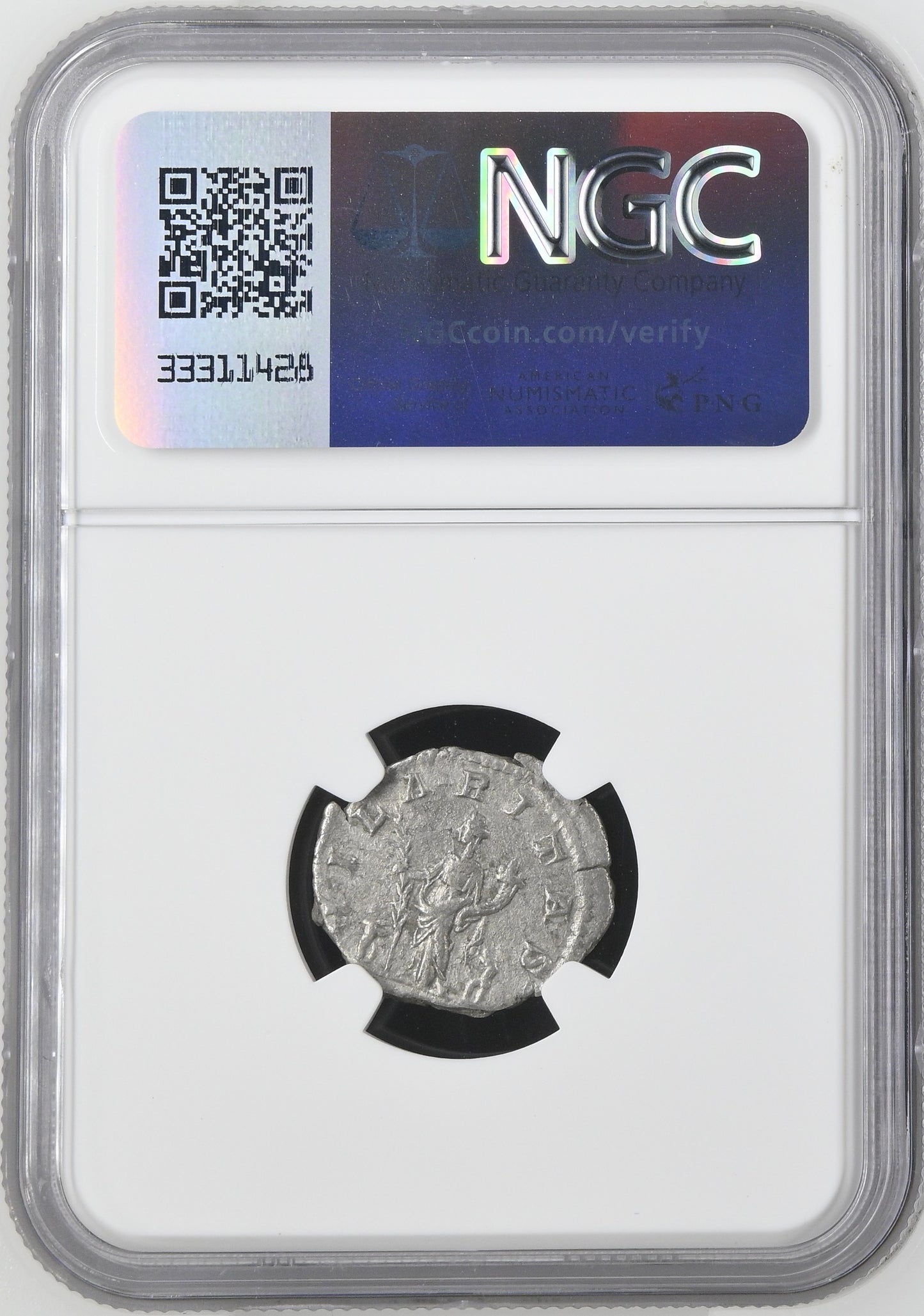 Roman Empire - Julia Domna - Silver Denarius - NGC Ch VF - RIC:559