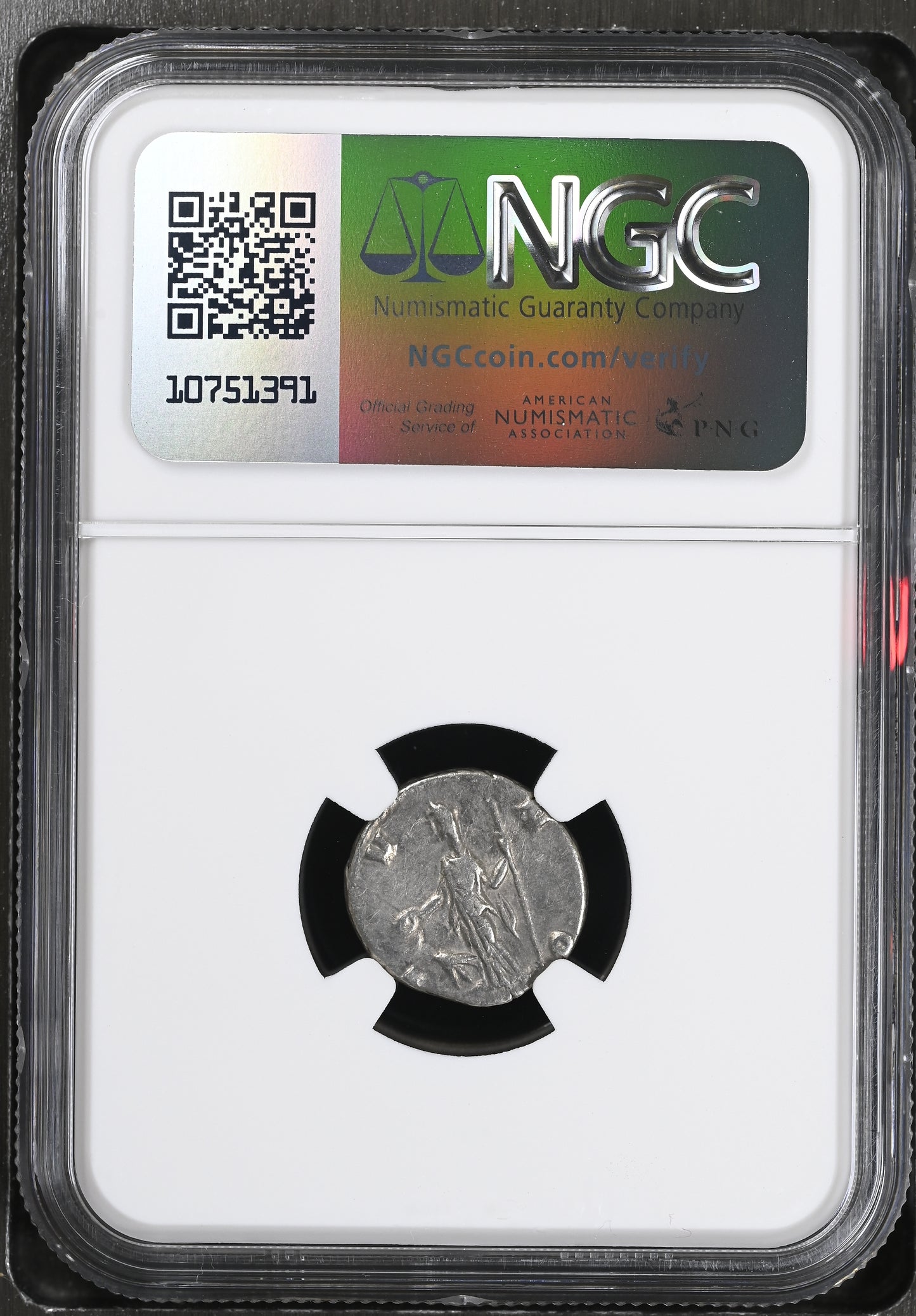 Roman Empire - Crispina - Silver Denarius - NGC VF - RIC:281 - RIC:283