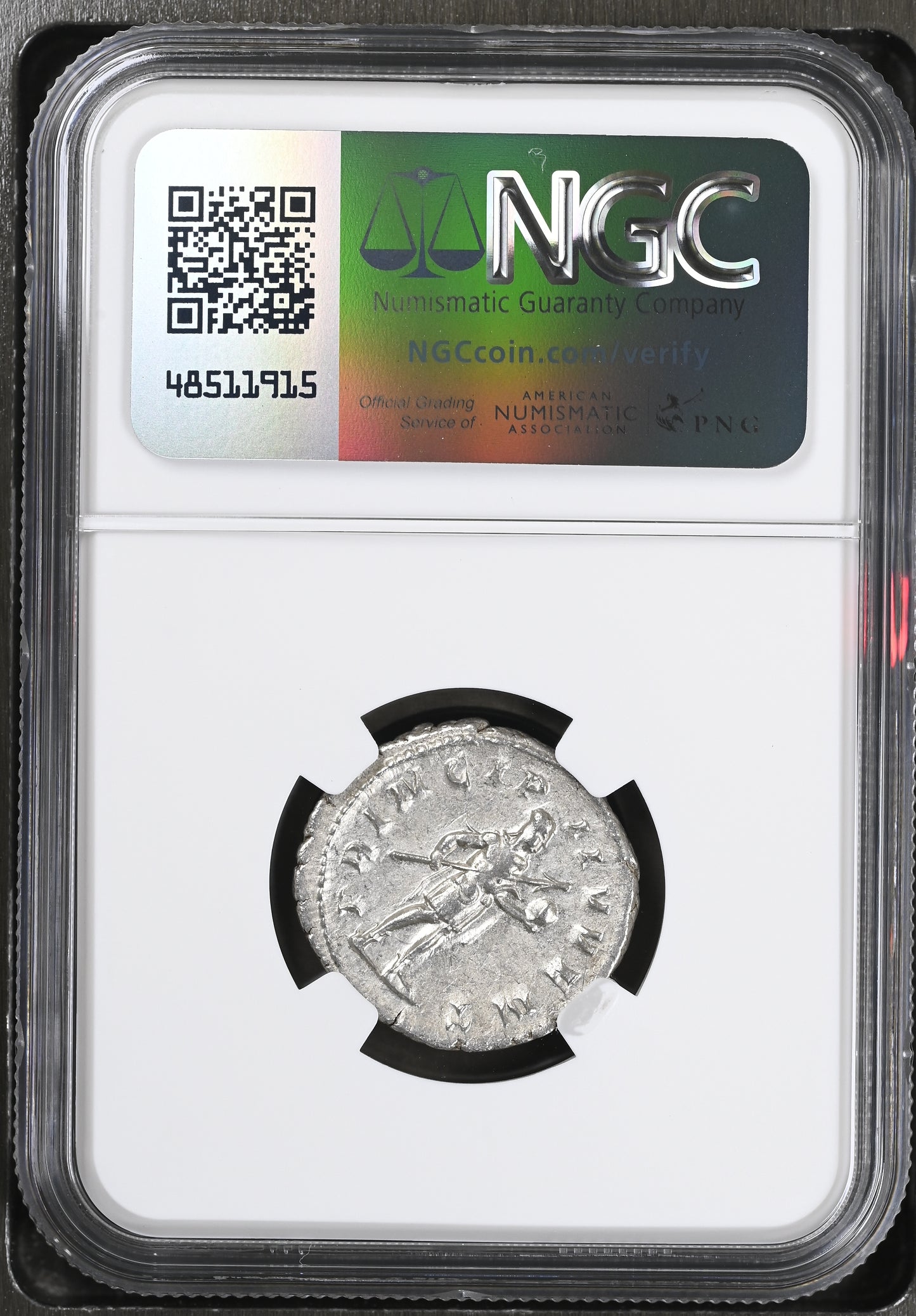 Roman Empire - Philip II - Silver Double-Denarius - NGC Ch VF - RIC:216c