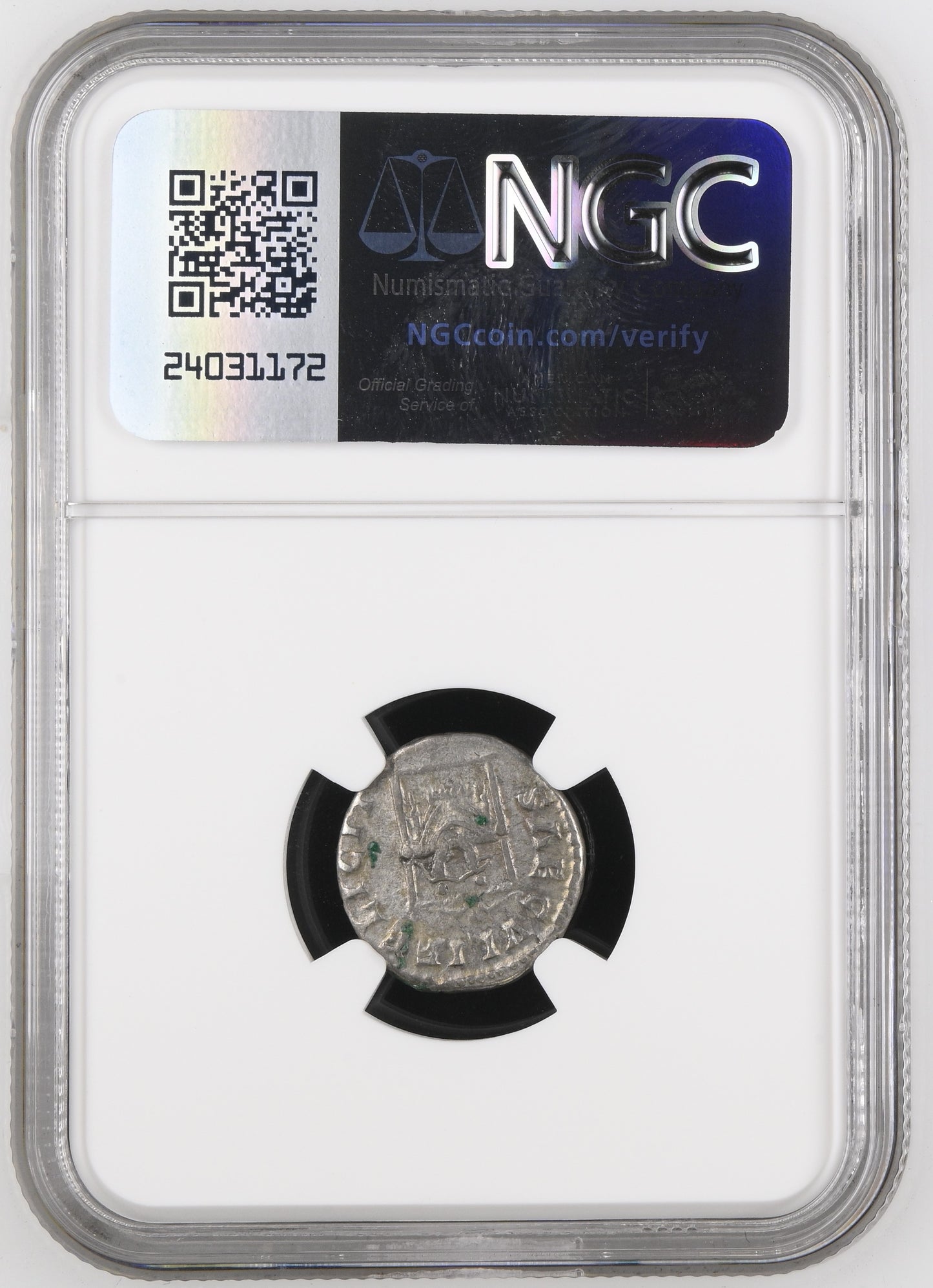 Roman Empire - Faustina II - Silver Denarius - NGC Ch F - RIC:712