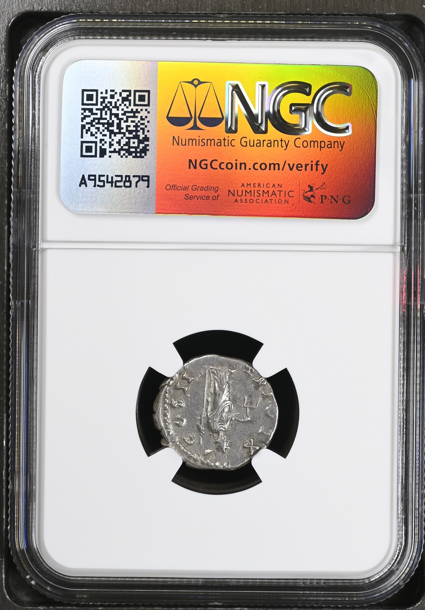 Roman Empire - Marcus Aurelius - Silver Denarius - NGC XF - RIC:466a