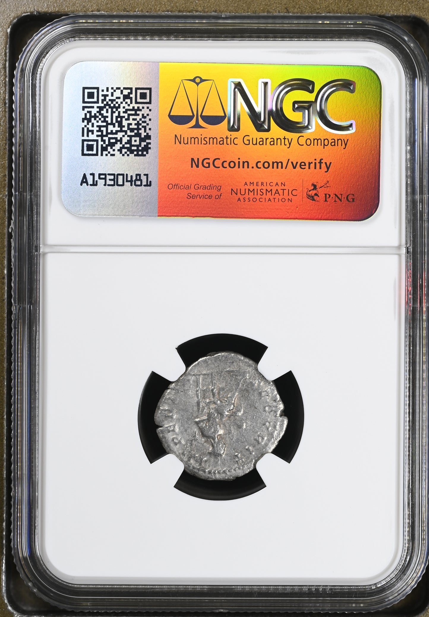 Roman Empire - Geta - Silver Denarius - NGC XF - RIC:20a