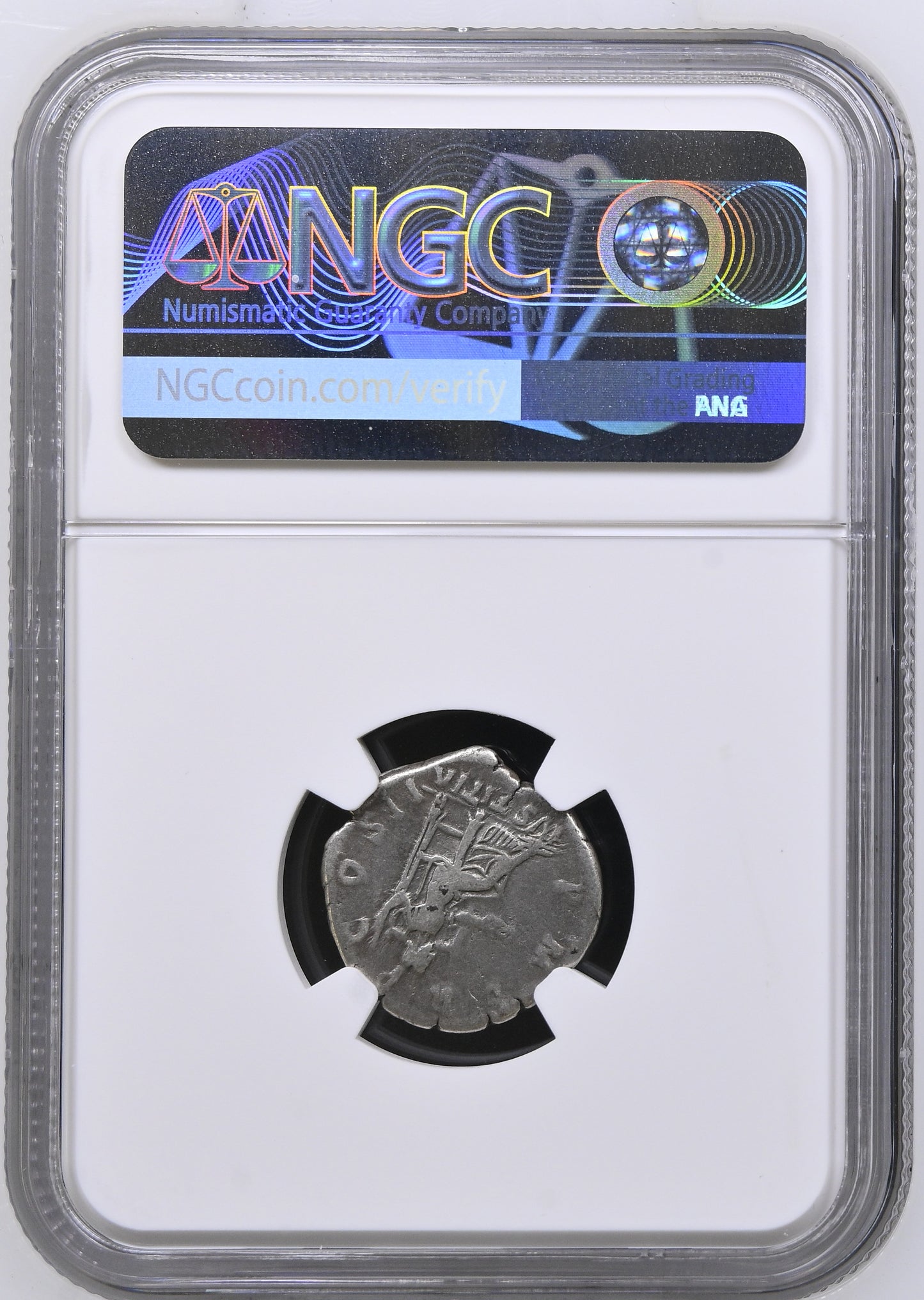 Roman Empire - Hadrian - Silver Denarius - NGC F