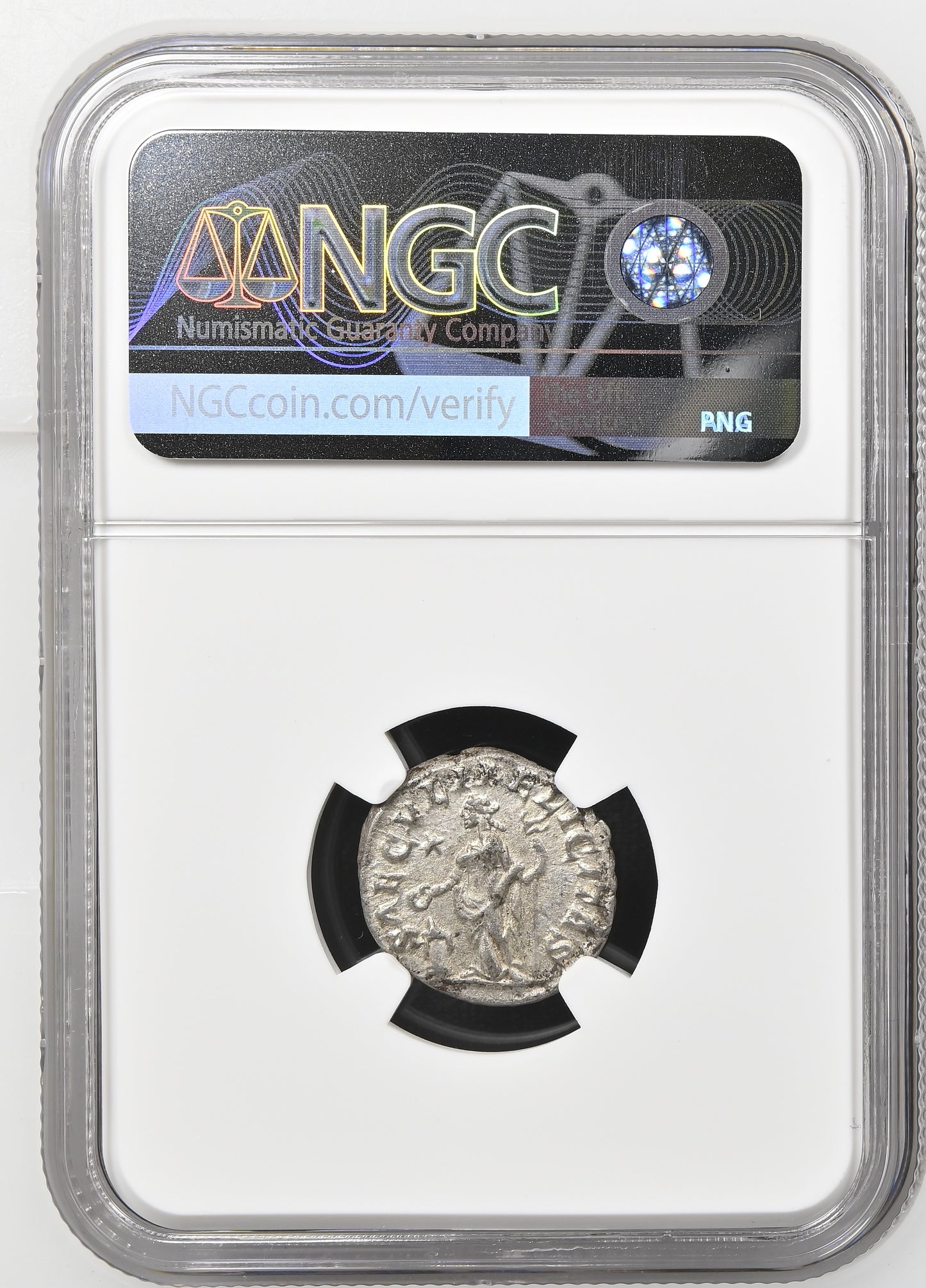 Roman Empire - Julia Maesa - Silver Denarius - NGC XF - RIC:272