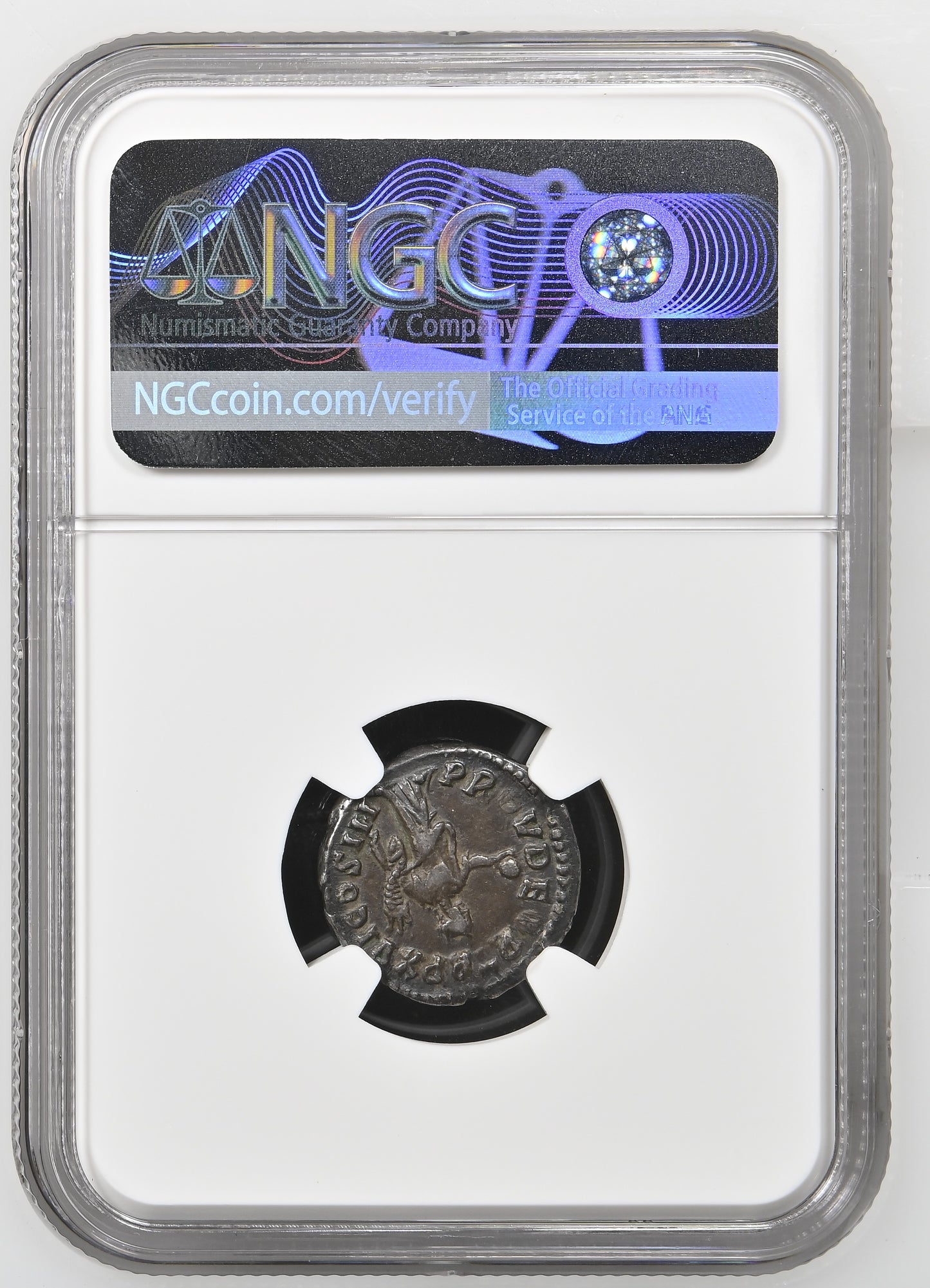 Roman Empire - Marcus Aurelius - Silver Denarius - NGC Ch VF - RIC:50