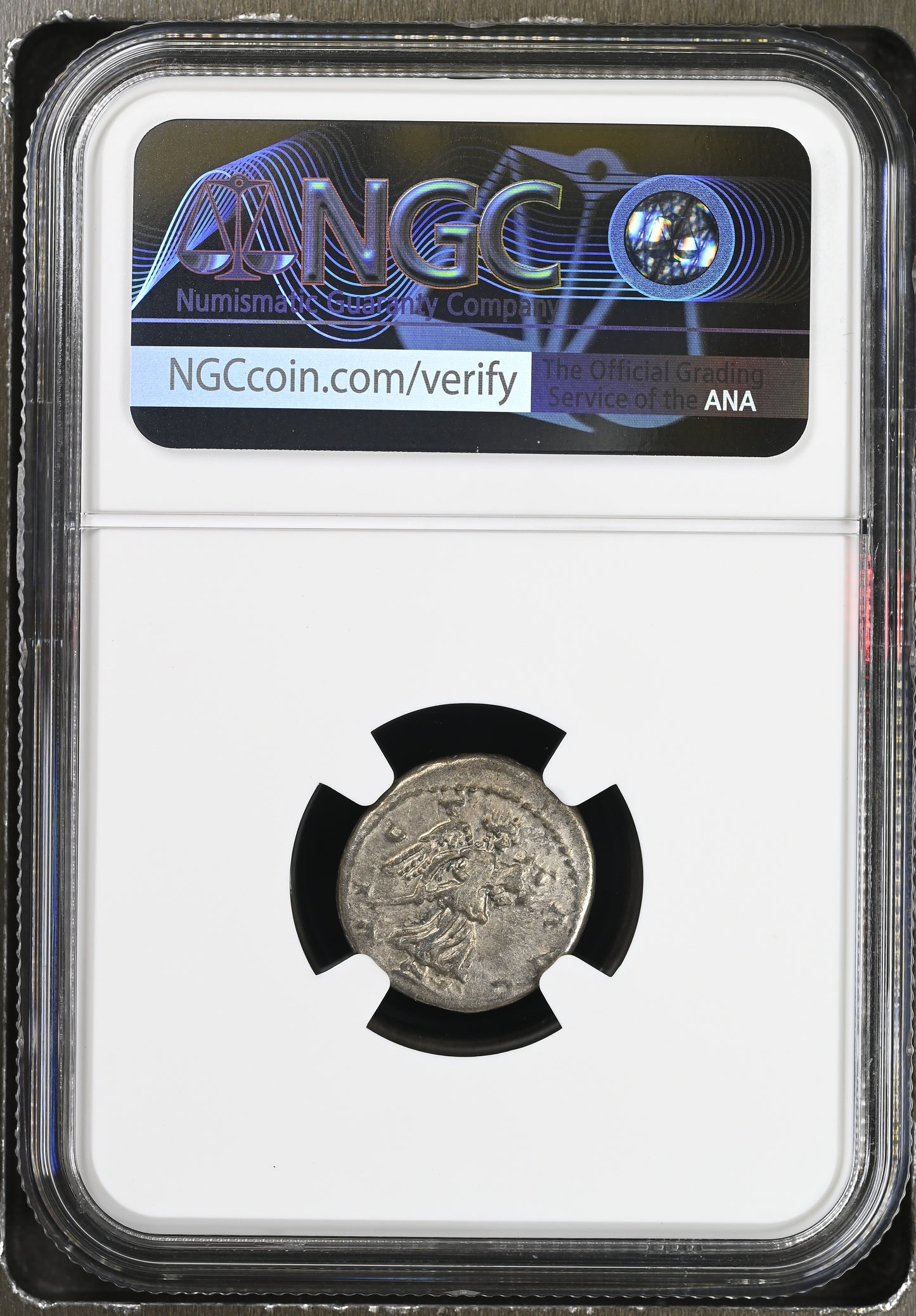 Roman Empire - Septimius Severus - Silver Denarius - NGC VF