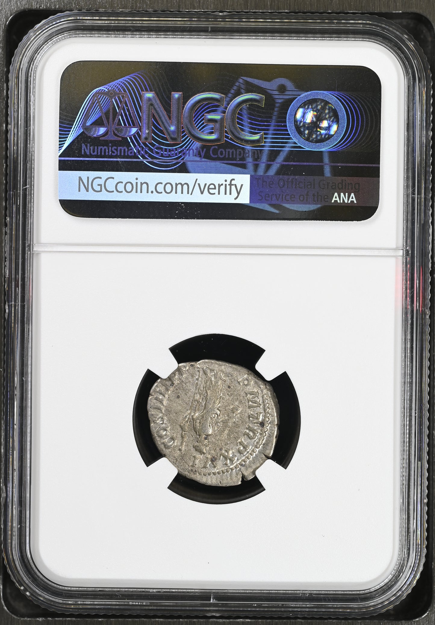 Roman Empire - Caracalla - Silver Denarius - NGC VF
