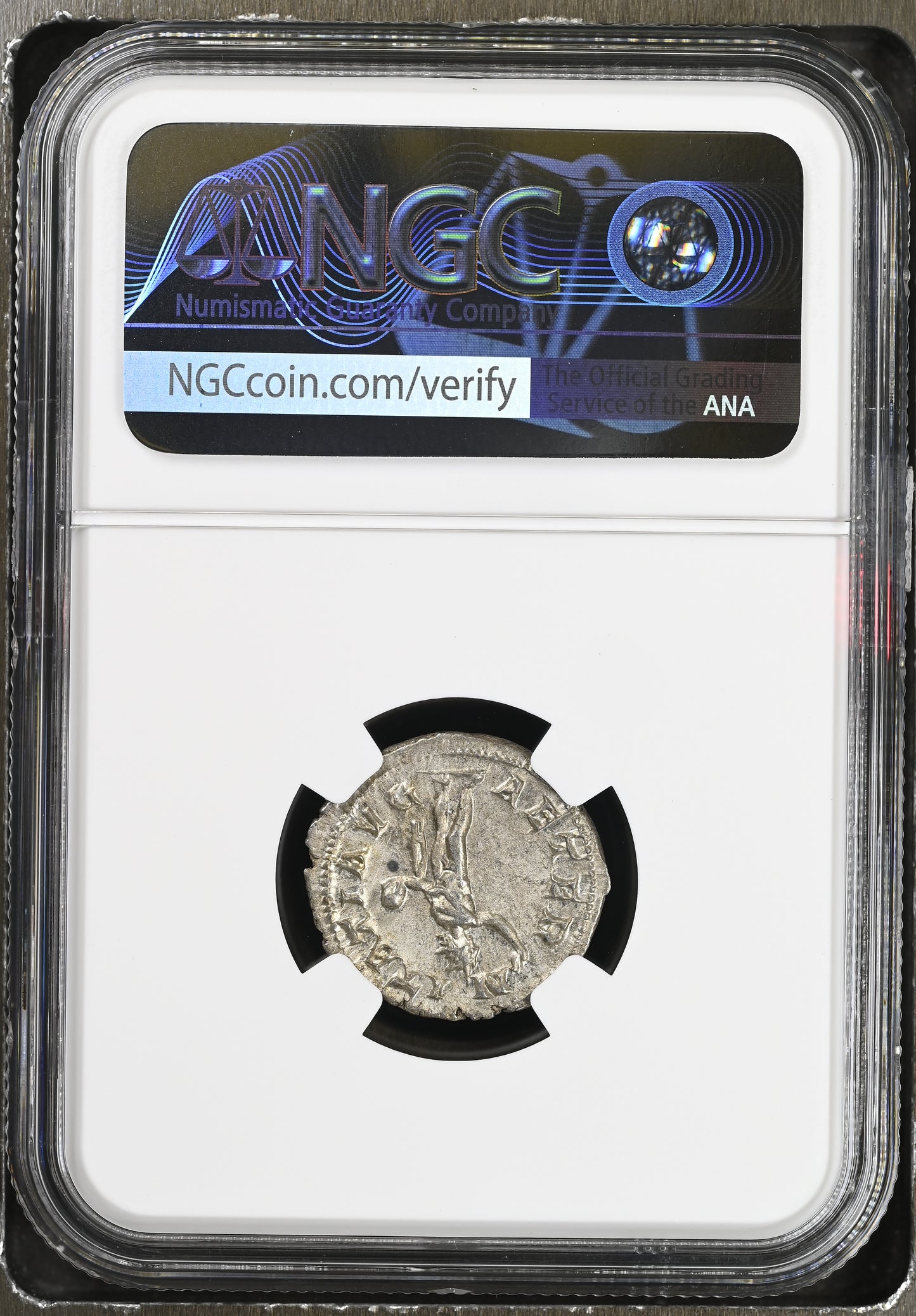 Roman Empire - Gordian III - Silver Denarius - NGC Ch XF