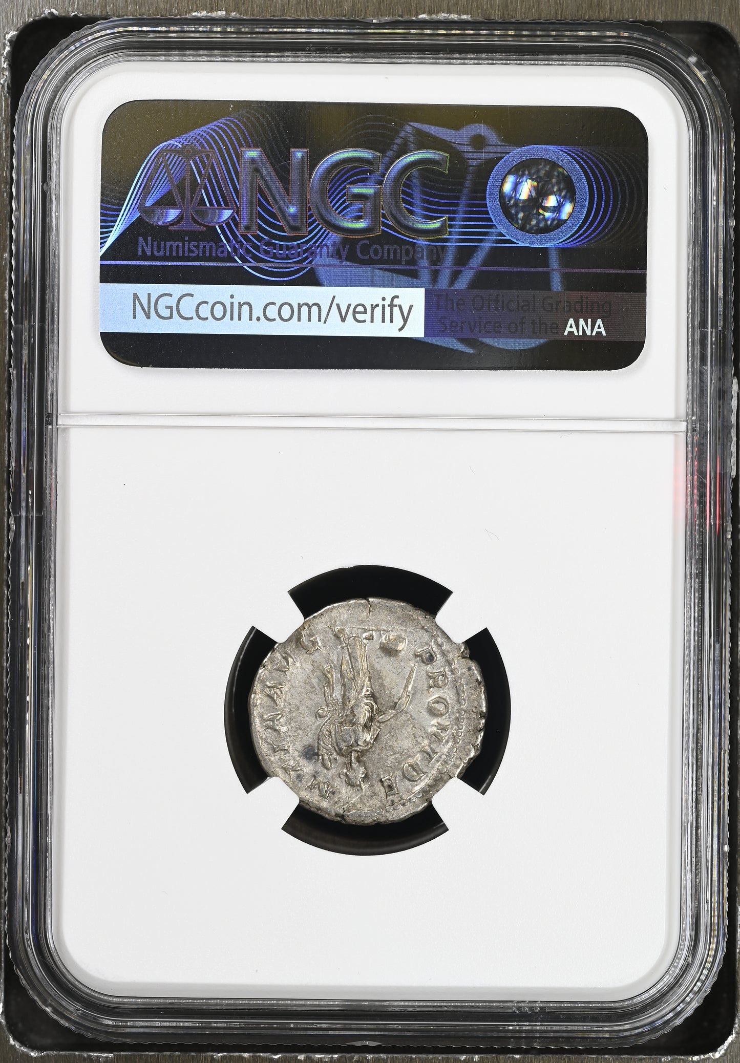 Roman Empire - Maximinus I - Silver Denarius - NGC XF