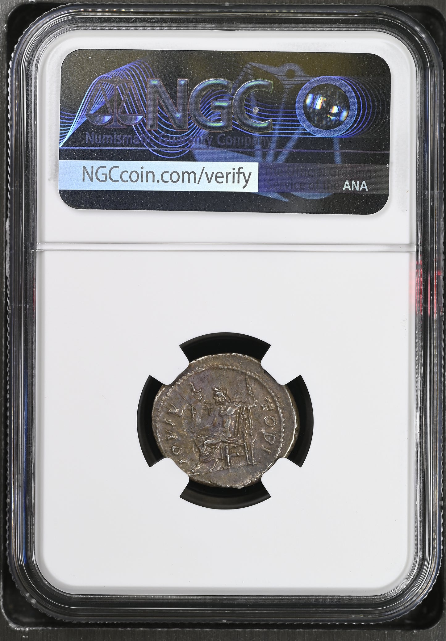 Roman Empire - Severus Alexander - Silver Denarius - NGC AU - RIC:144