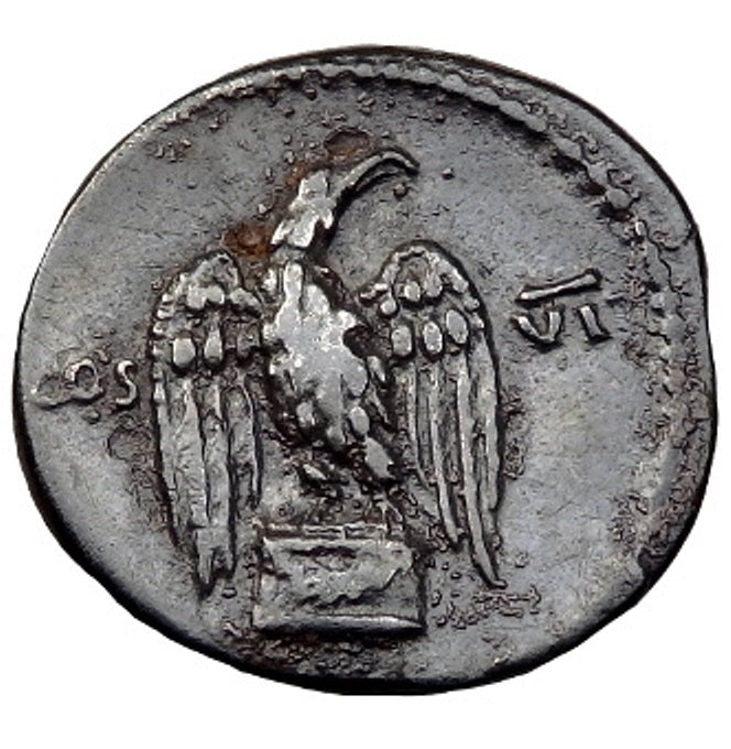 Roman Empire - Vespasian - Silver Denarius - NGC Ch VF - RIC:845
