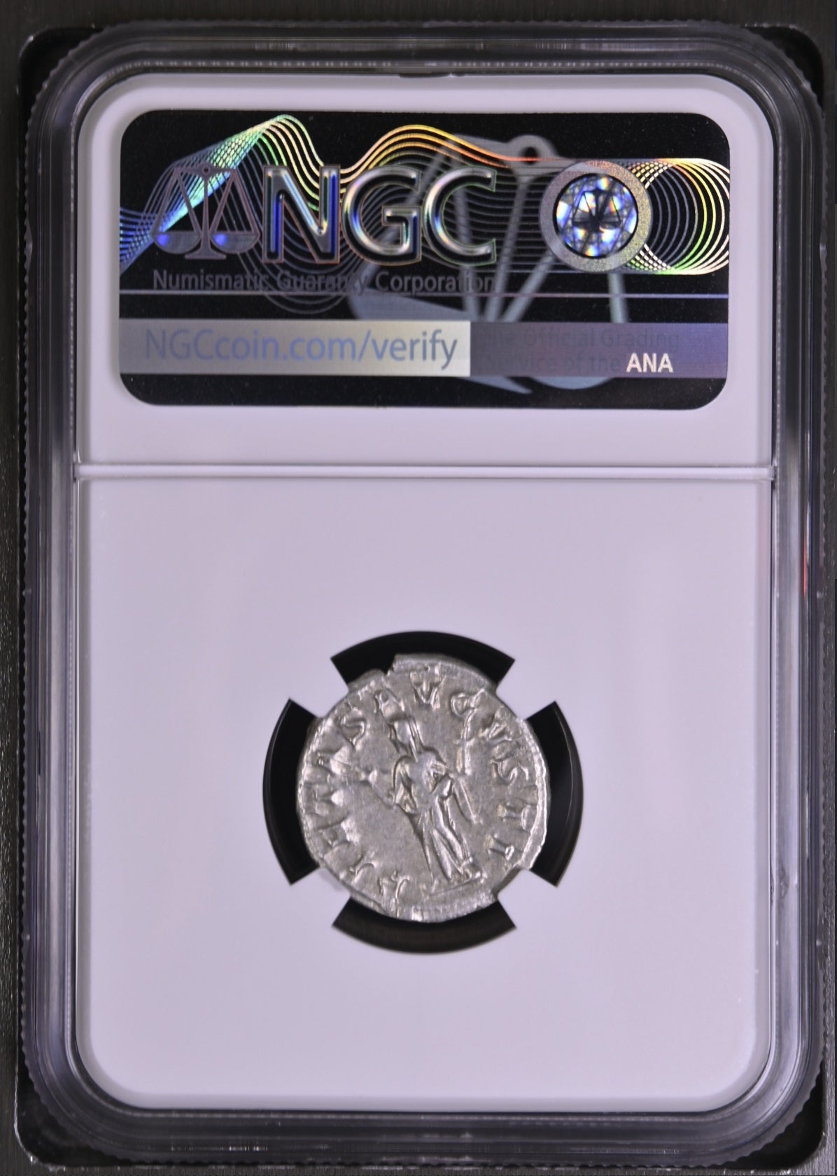 Roman Empire - Gordian III - Silver Denarius - NGC AU - Cohen:186