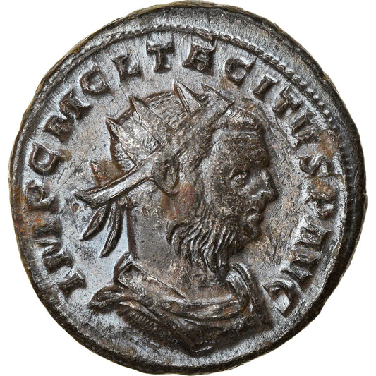 Roman Empire - Tacitus - Billon Aurelianianus - NGC Ch XF - Cohen:109