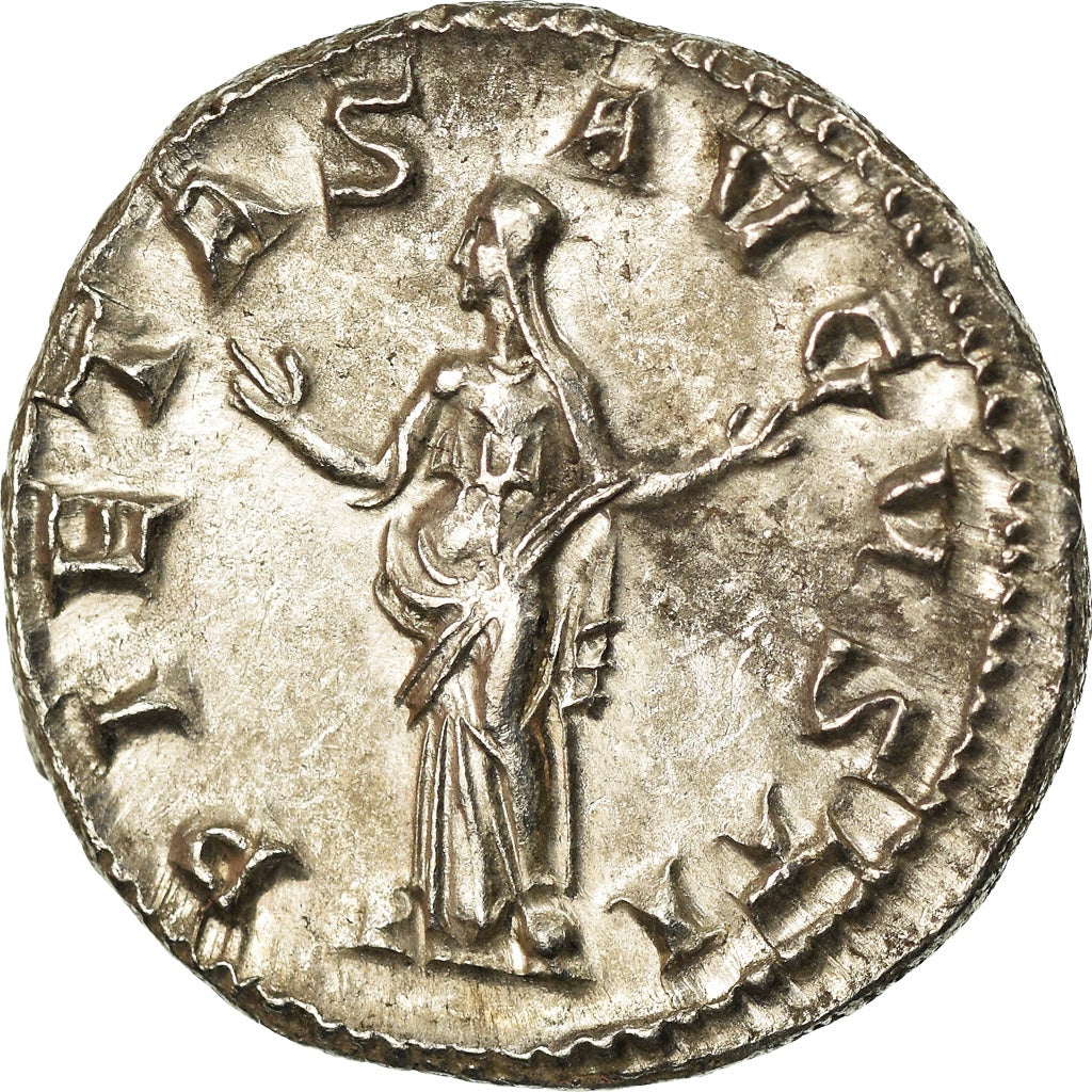 Roman Empire - Gordian III - Silver Denarius - NGC Ch AU - RIC:127
