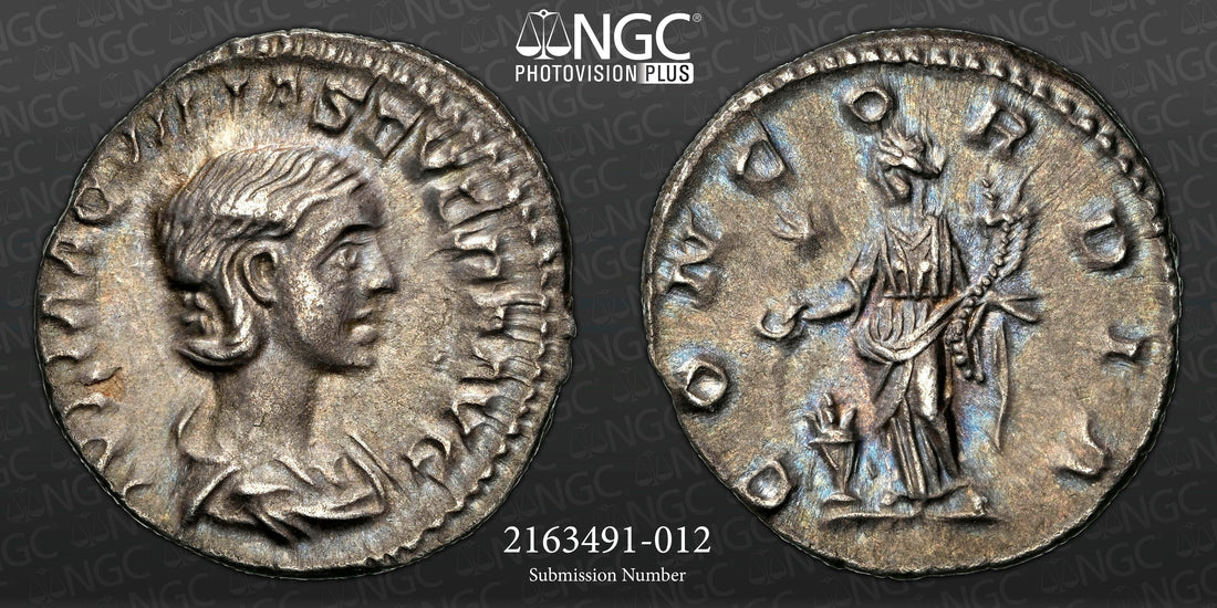 Aquilia Severa Denarius (AD 220–222)