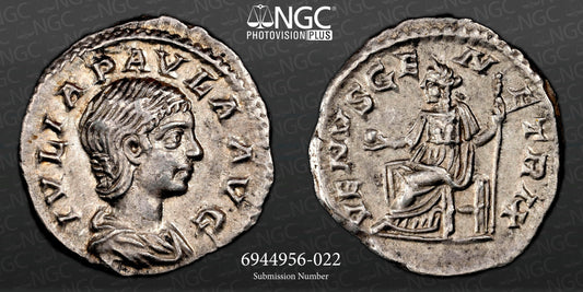 Julia Paula Denarius (219-220 AD)